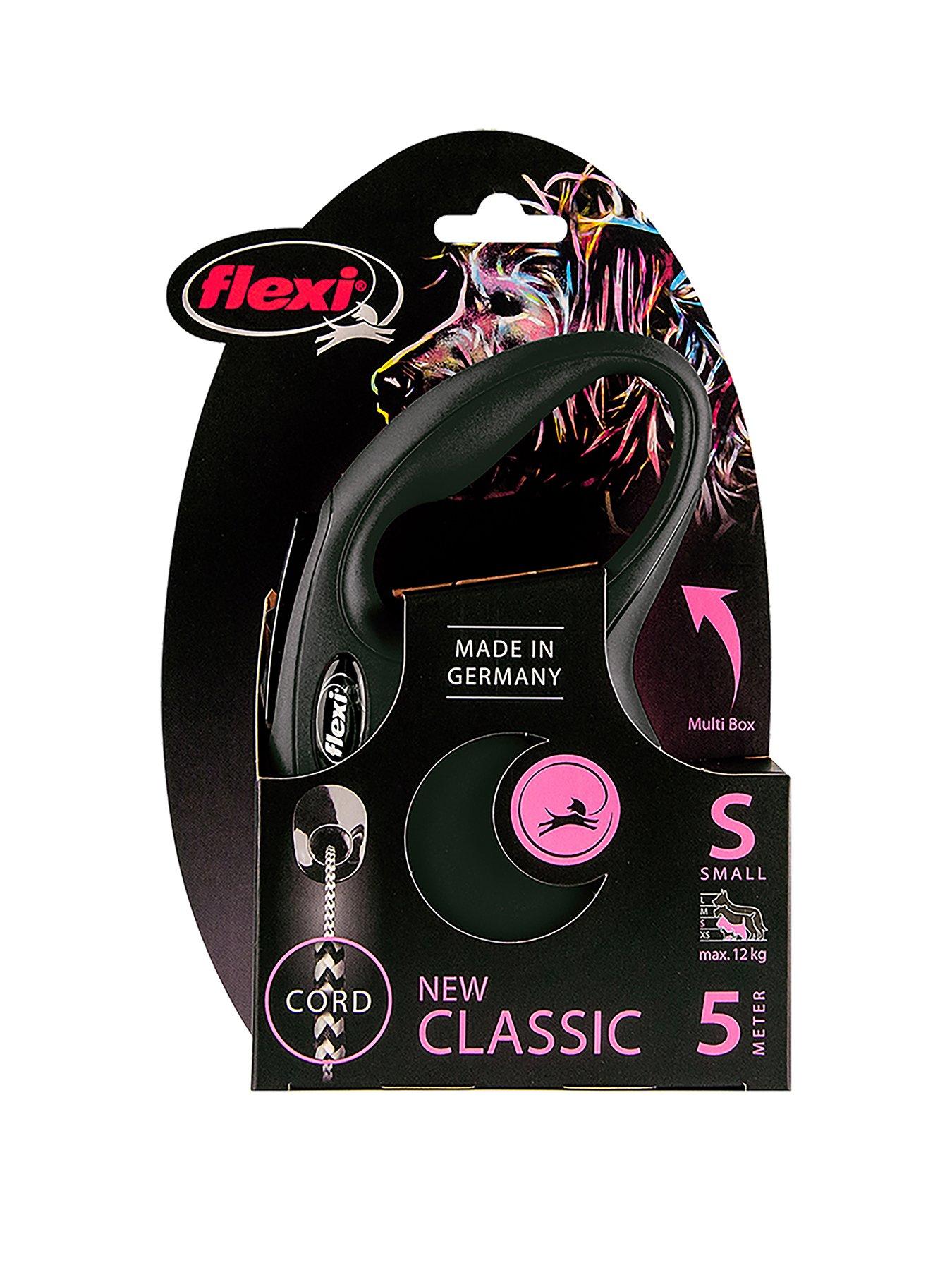 Flexi Flexi Classic Black 5m Cord Dog Lead Small