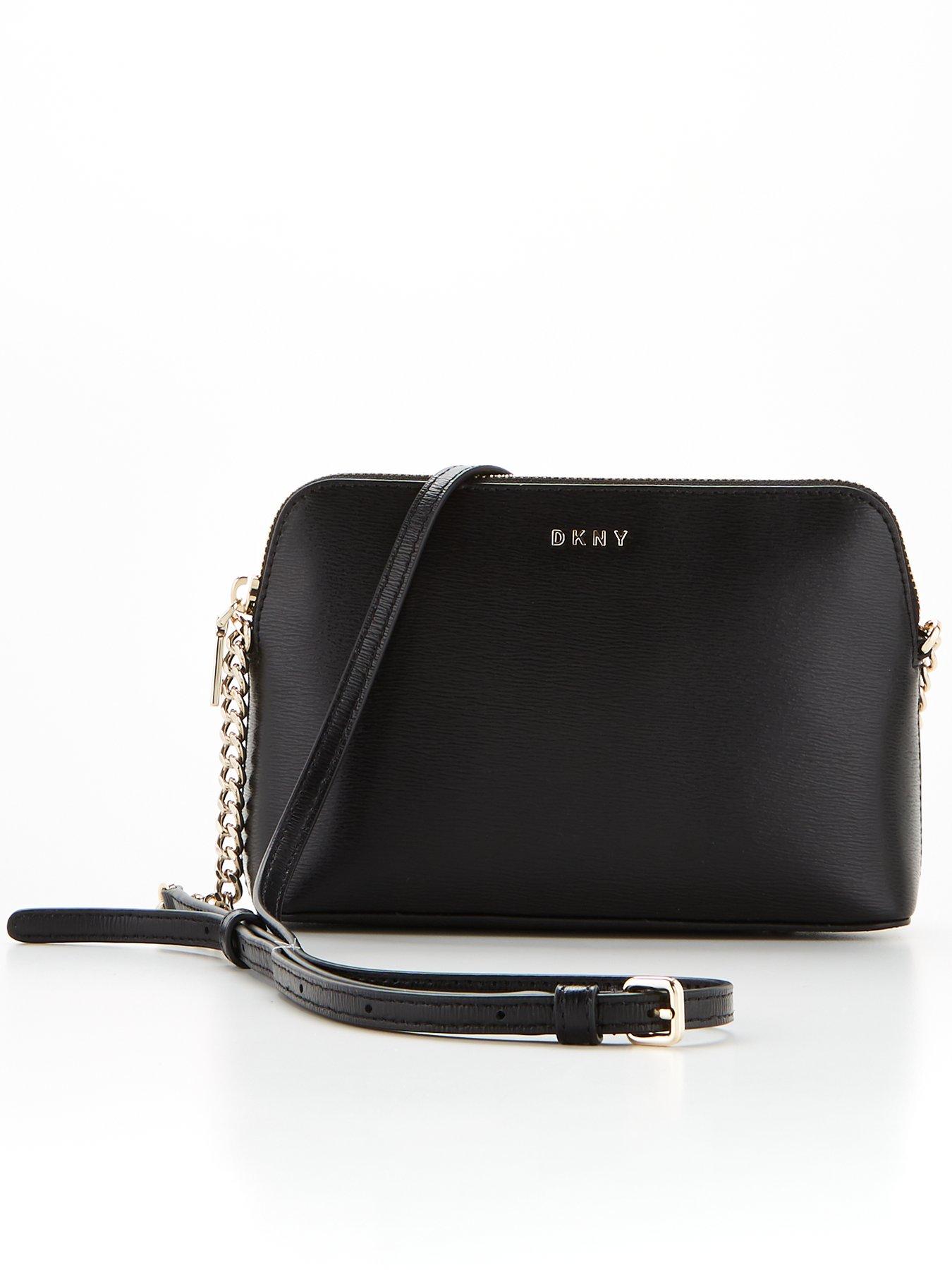 DKNY Bryant Sutton Dome Crossbody Black/Gold Very Ireland