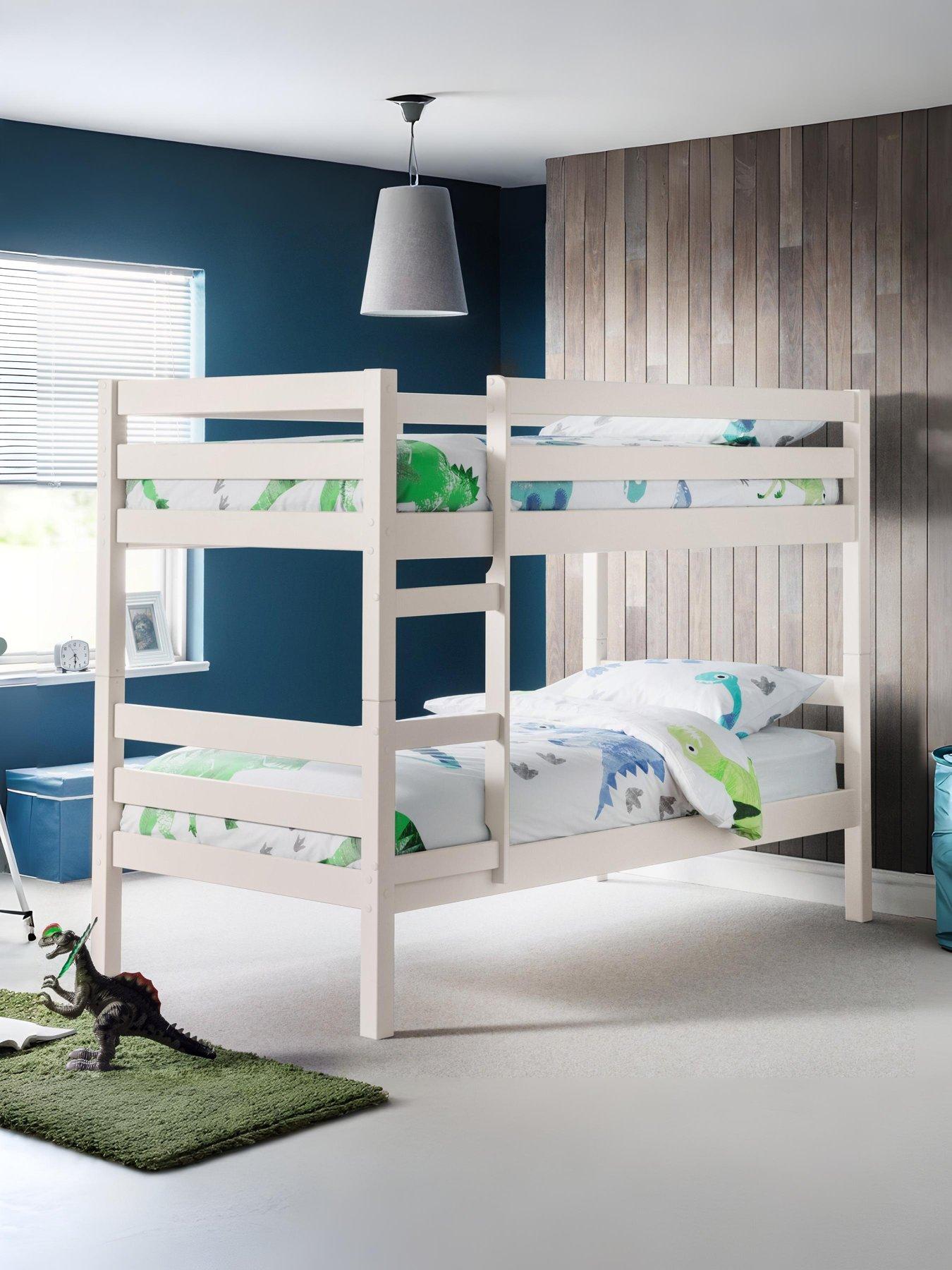 Image 1 of 5 of Julian Bowen Camden Bunk Bed with Spring Mattresses Option - White