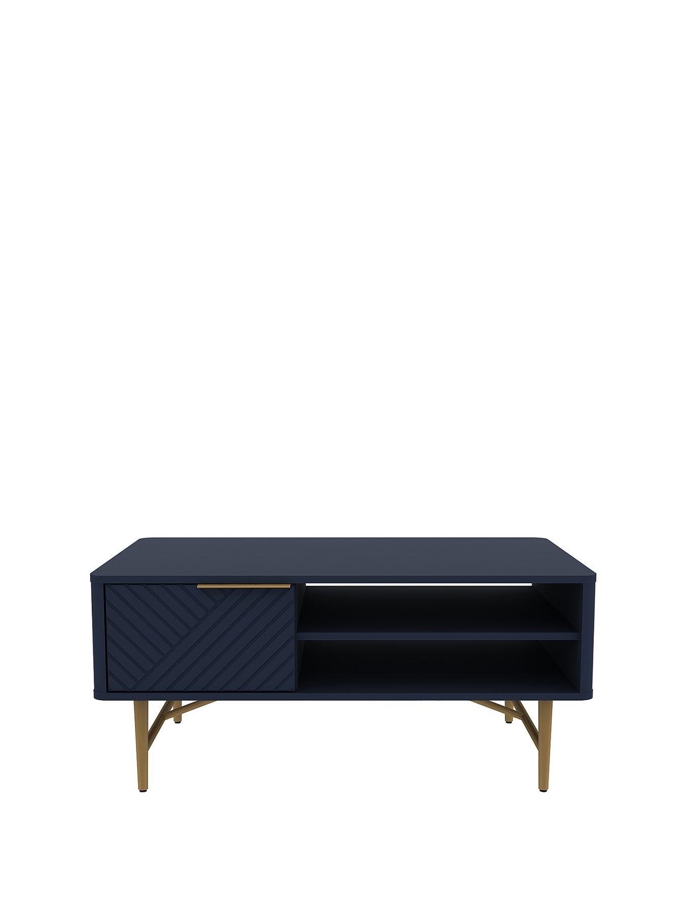 Melody 2 Door Coffee Table Navy