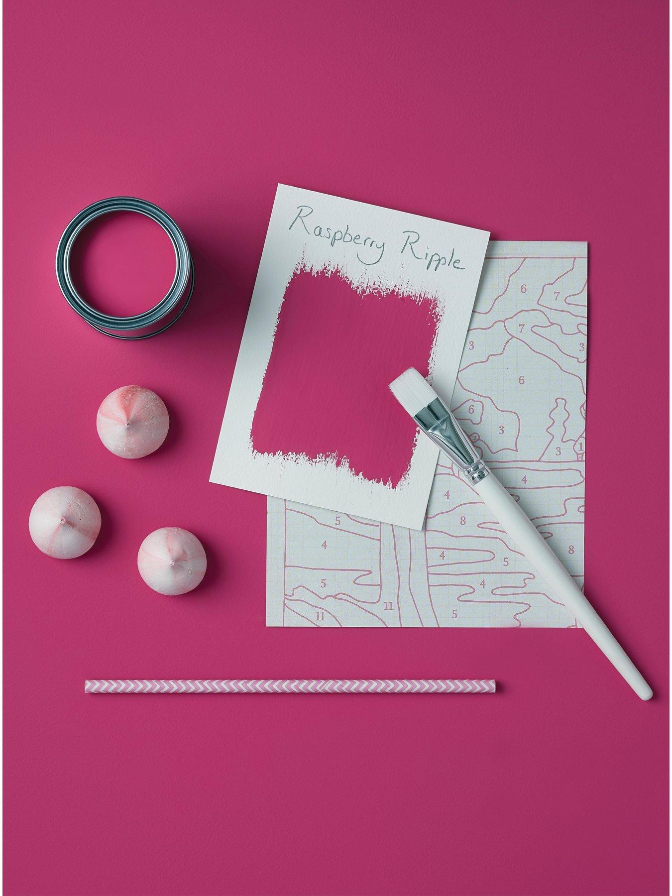Image 3 of 4 of Rust-Oleum Rust-oleum Chalky Wall Paint Raspberry Ripple 2.5l