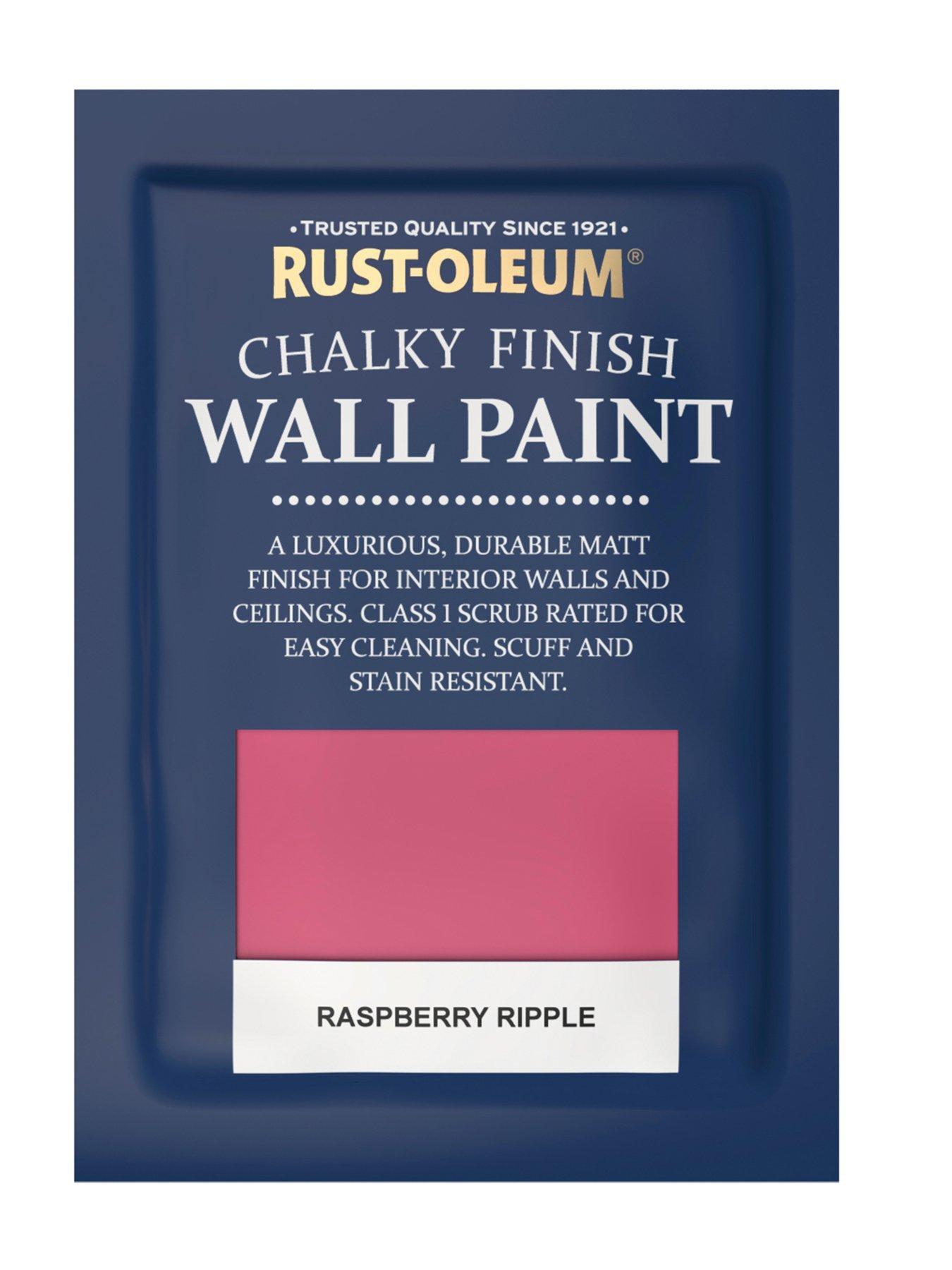 Image 4 of 4 of Rust-Oleum Rust-oleum Chalky Wall Paint Raspberry Ripple 2.5l