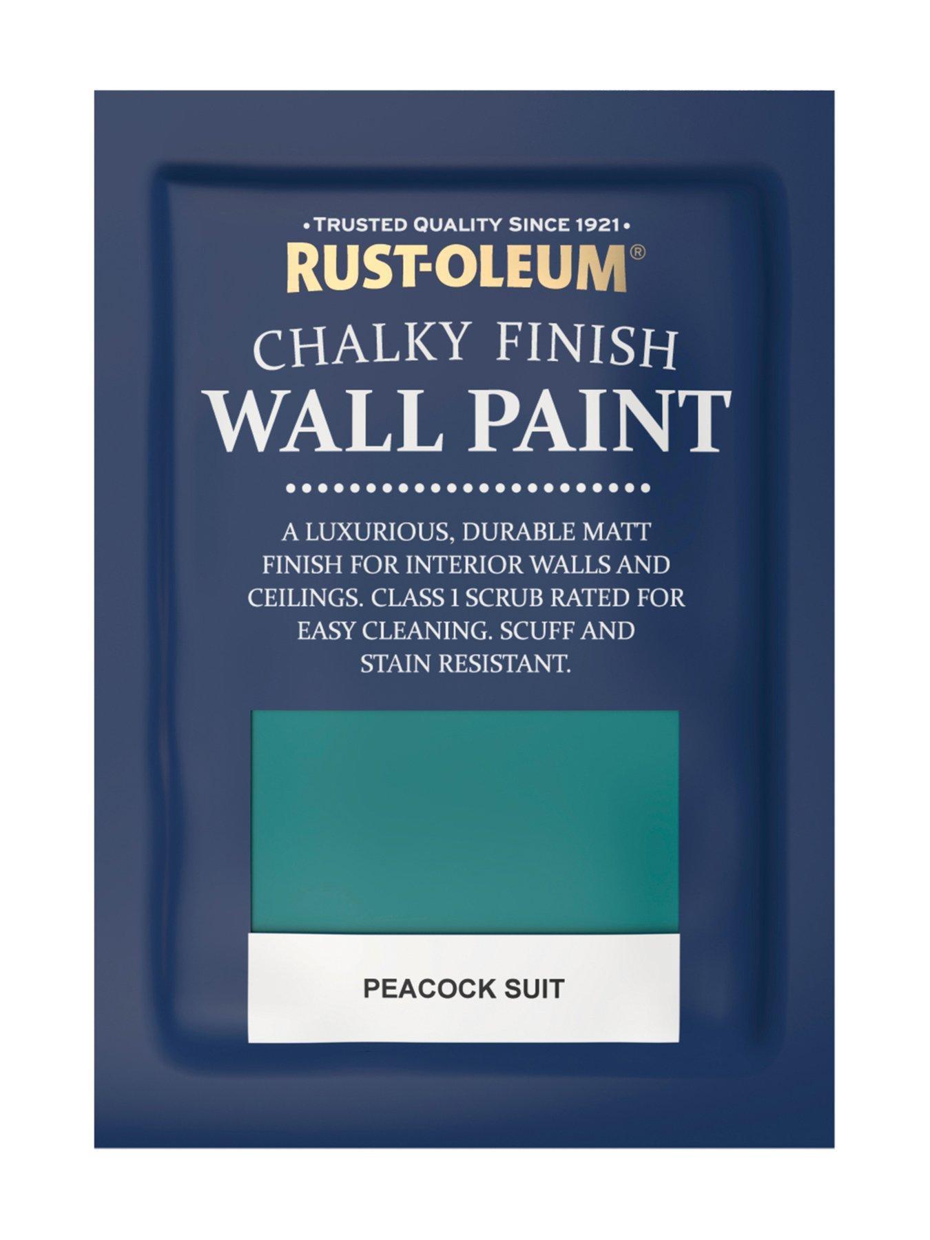 Image 5 of 5 of Rust-Oleum Rust-oleum Chalky Wall Paint Peacock Suit 2.5l