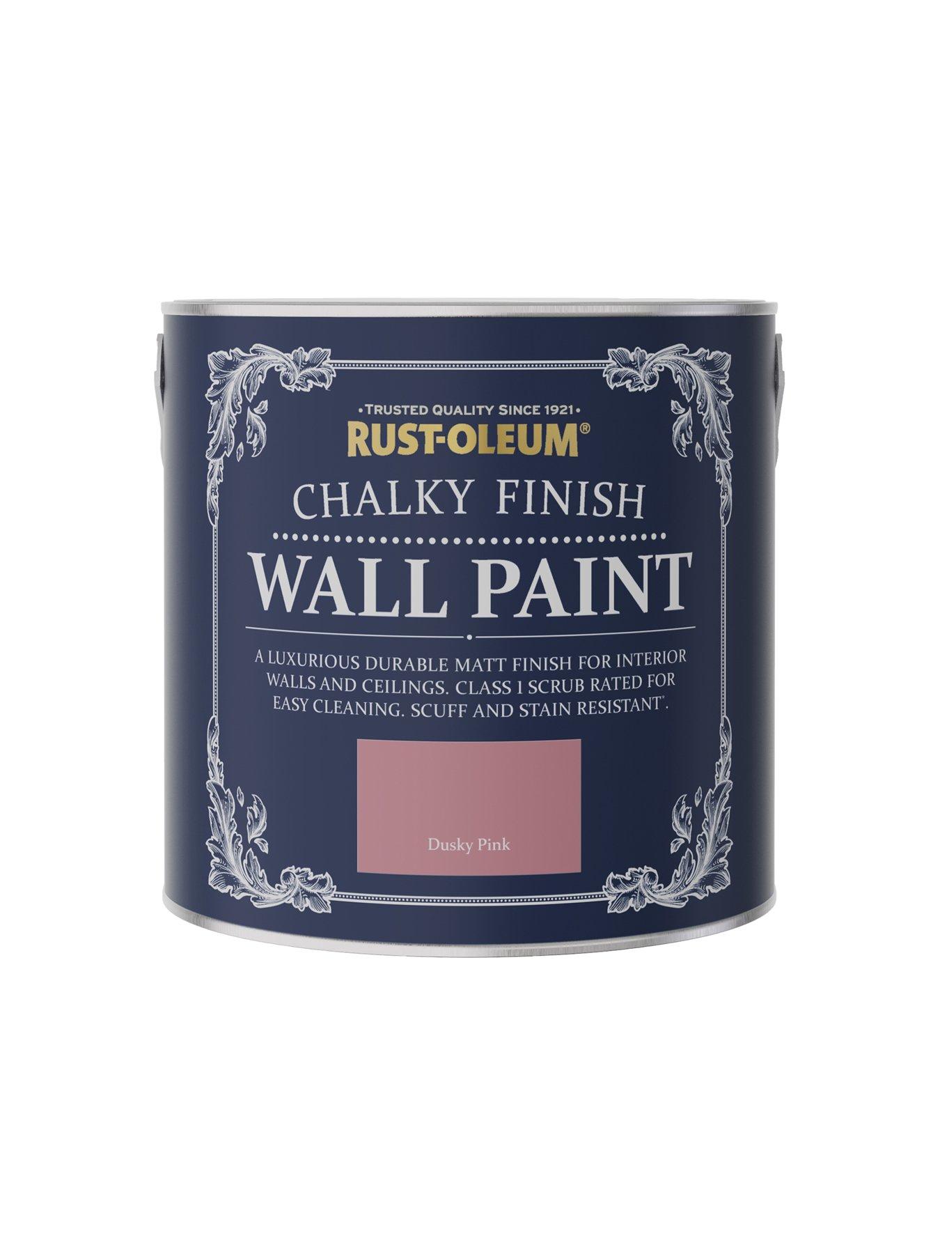 Image 1 of 5 of Rust-Oleum Rust-oleum Chalky Wall Paint Dusky Pink 2.5l