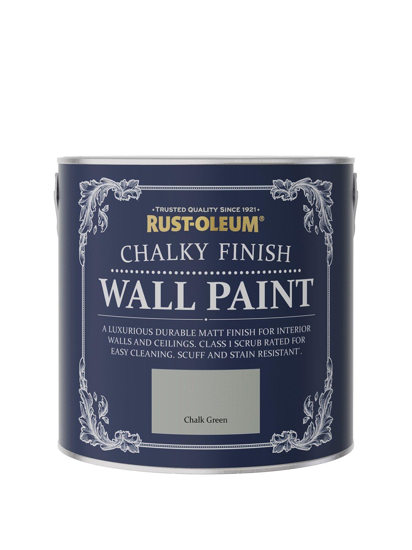 undefined Rust-oleum Chalky Wall Paint Chalk Green 2.5l