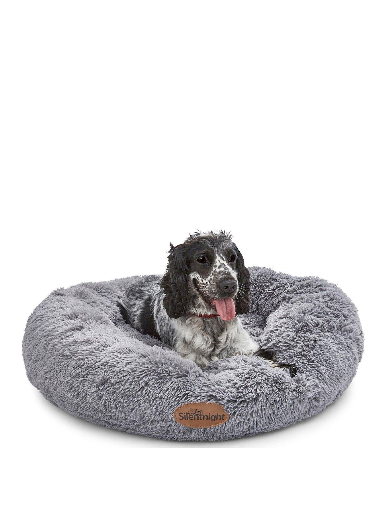 silentnight-calming-donut-pet-bed--nbspgreystillFront