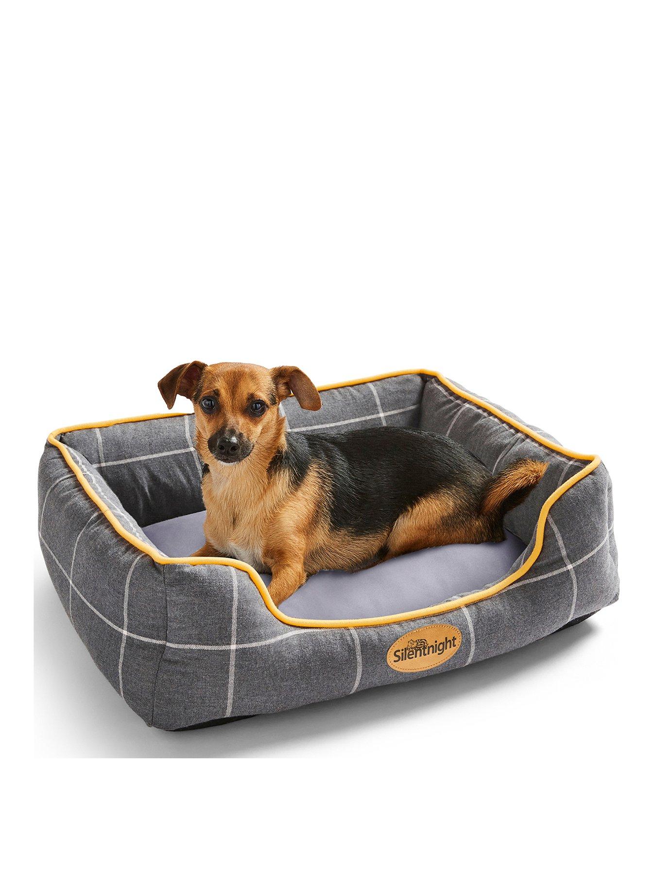 silentnight-impress-memory-foam-pet-bed-grey-check