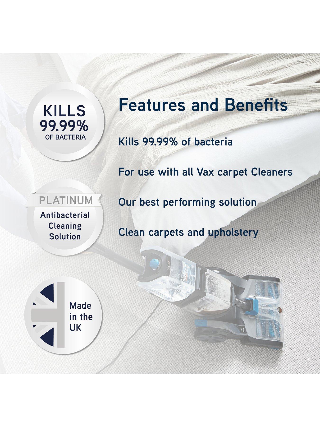 Image 3 of 6 of Vax Platinum Antibacterial Carpet Cleaning Solution 4L