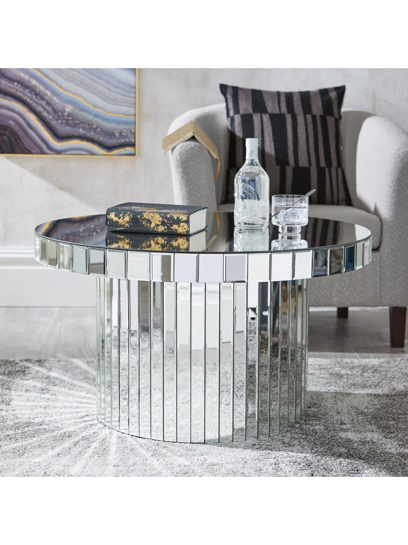 Very Home Azalea Mirror Top Round Coffee Table - FSC® Certified