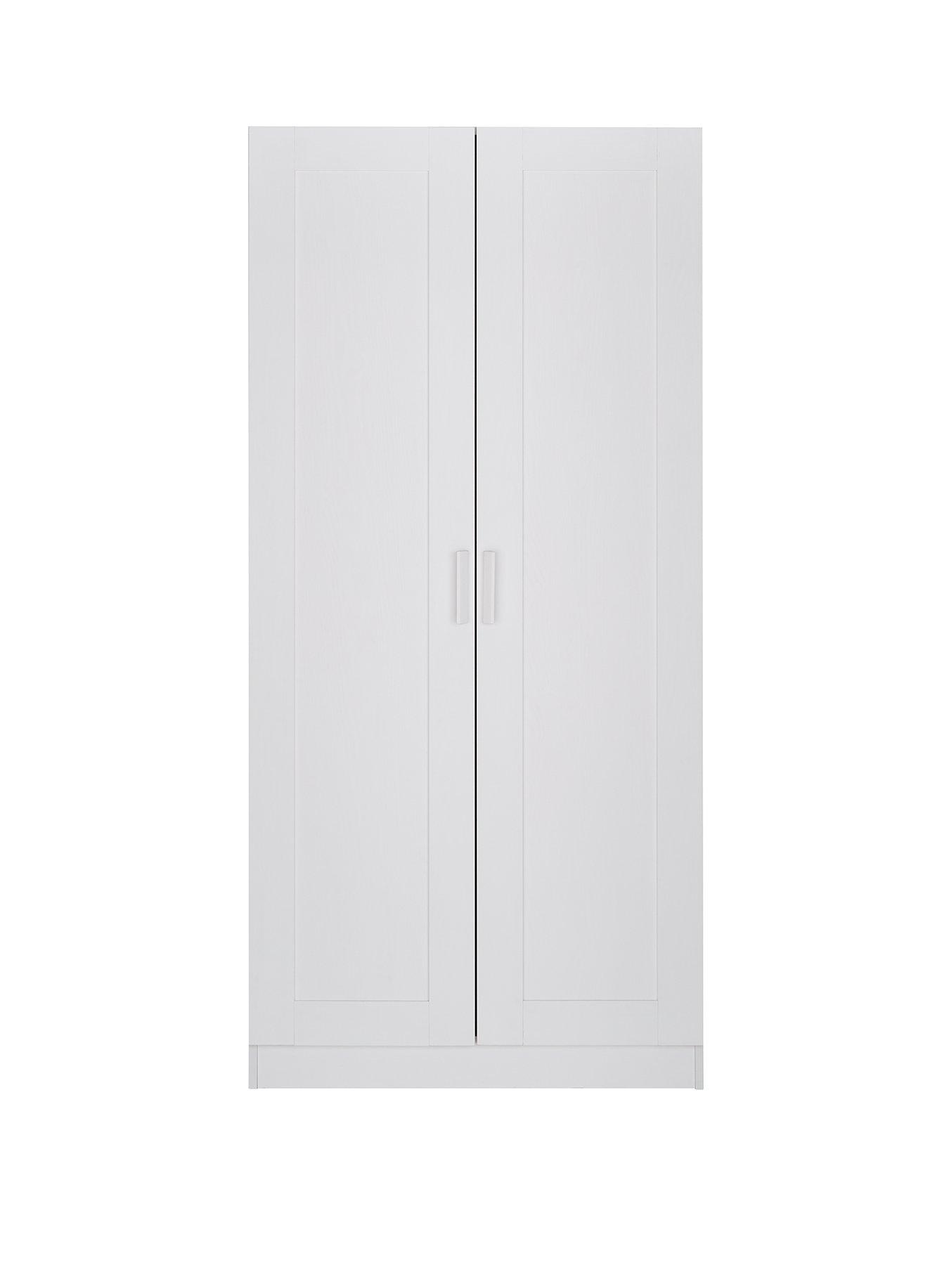 everyday-taryn-kidsnbsp2-door-wardrobe-whitestillFront