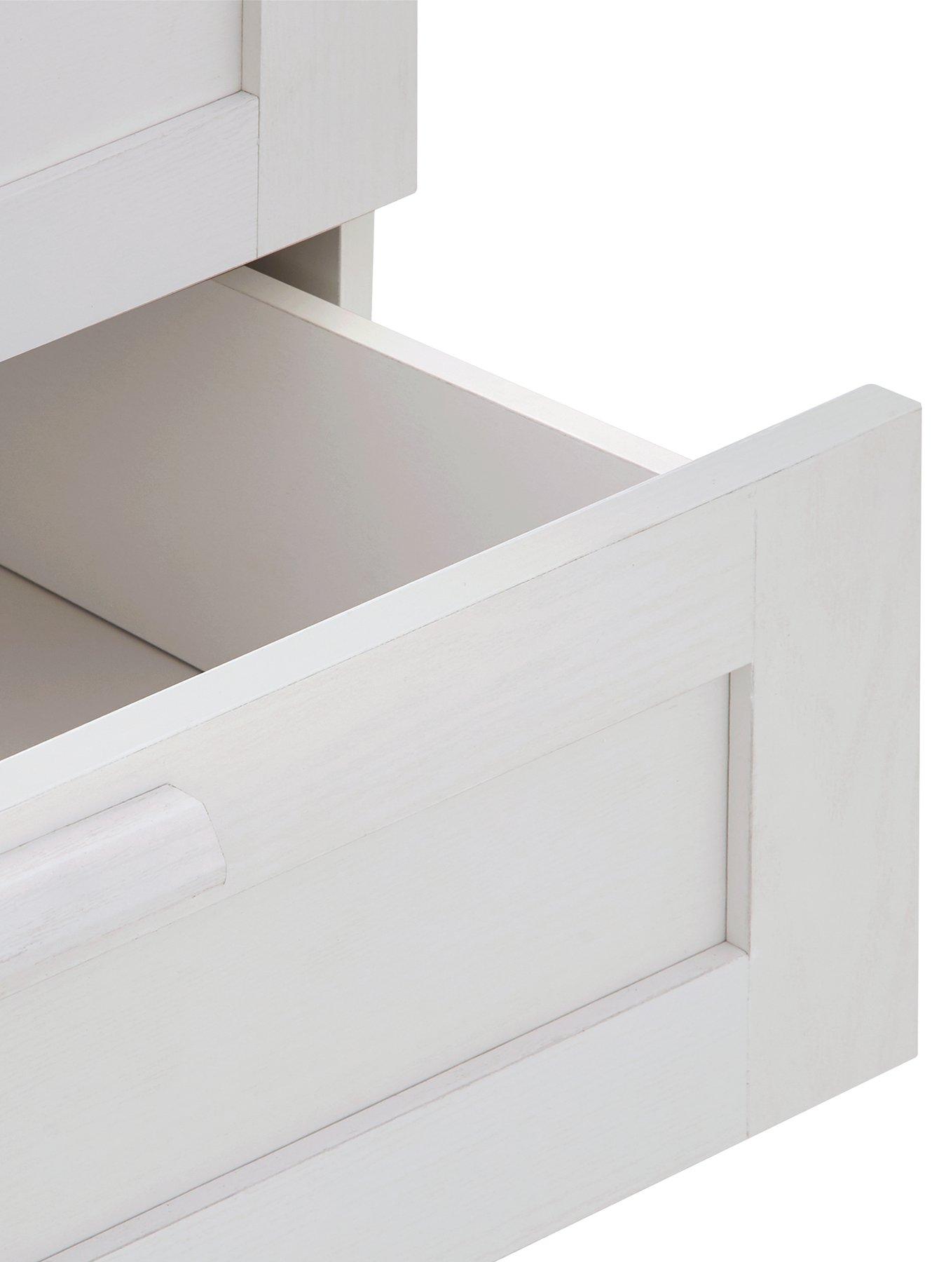 Image 4 of 6 of The Very Collection Taryn Kids&nbsp;2 Drawer Bedside Chest - White