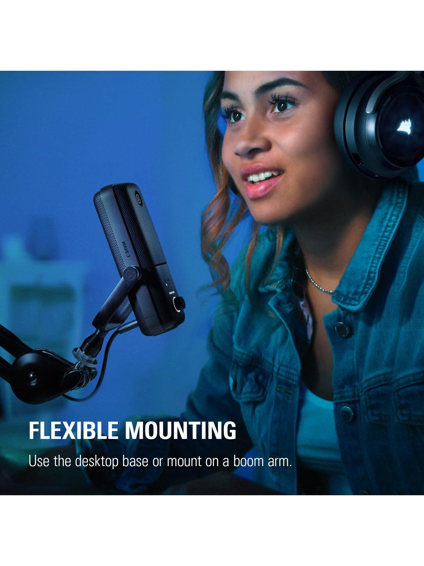 Elgato's USB condenser microphone 'Wave: 3' Various function