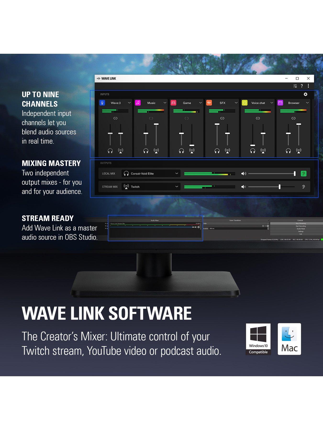 Image 7 of 8 of Elgato Wave 3, Premium USB Condenser Microphone &amp; Digital Mixing Solution