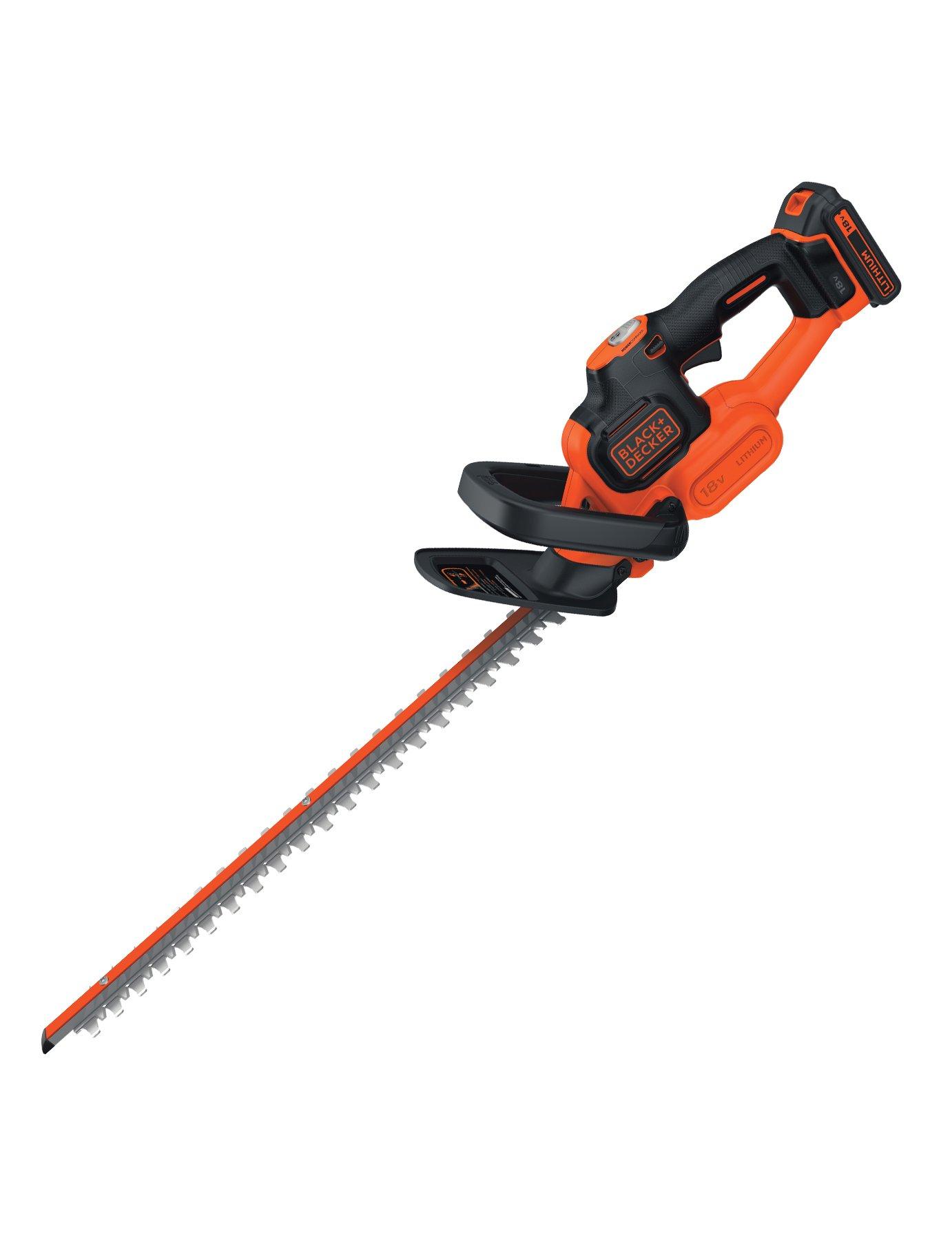 black-decker-18v-cordless-li-ion-45cm-2ah-powercommand-hedge-trimmer-gtc18452pc-gbstillFront