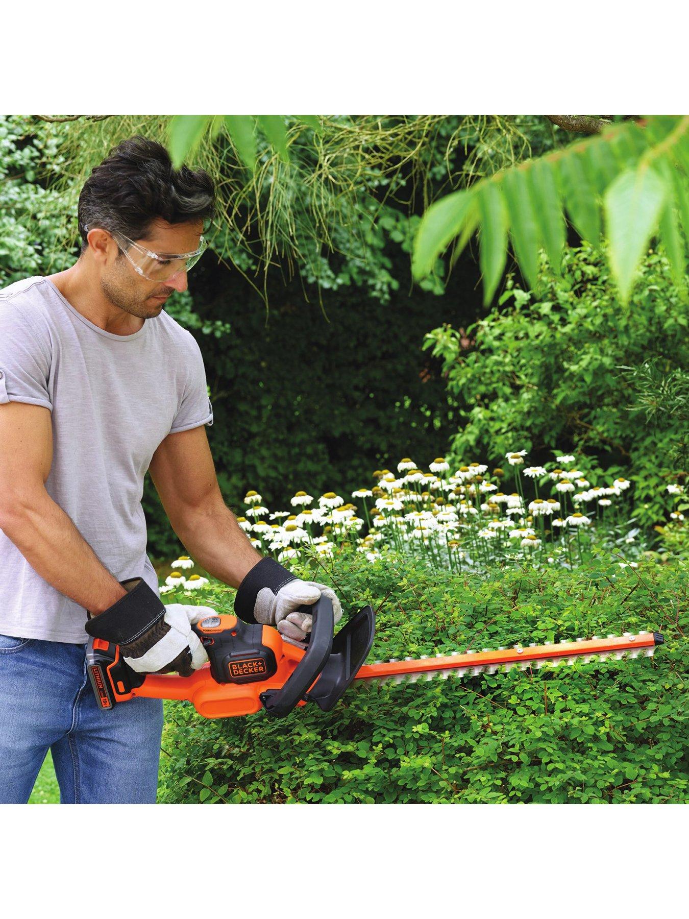 black-decker-18v-cordless-li-ion-45cm-2ah-powercommand-hedge-trimmer-gtc18452pc-gbback