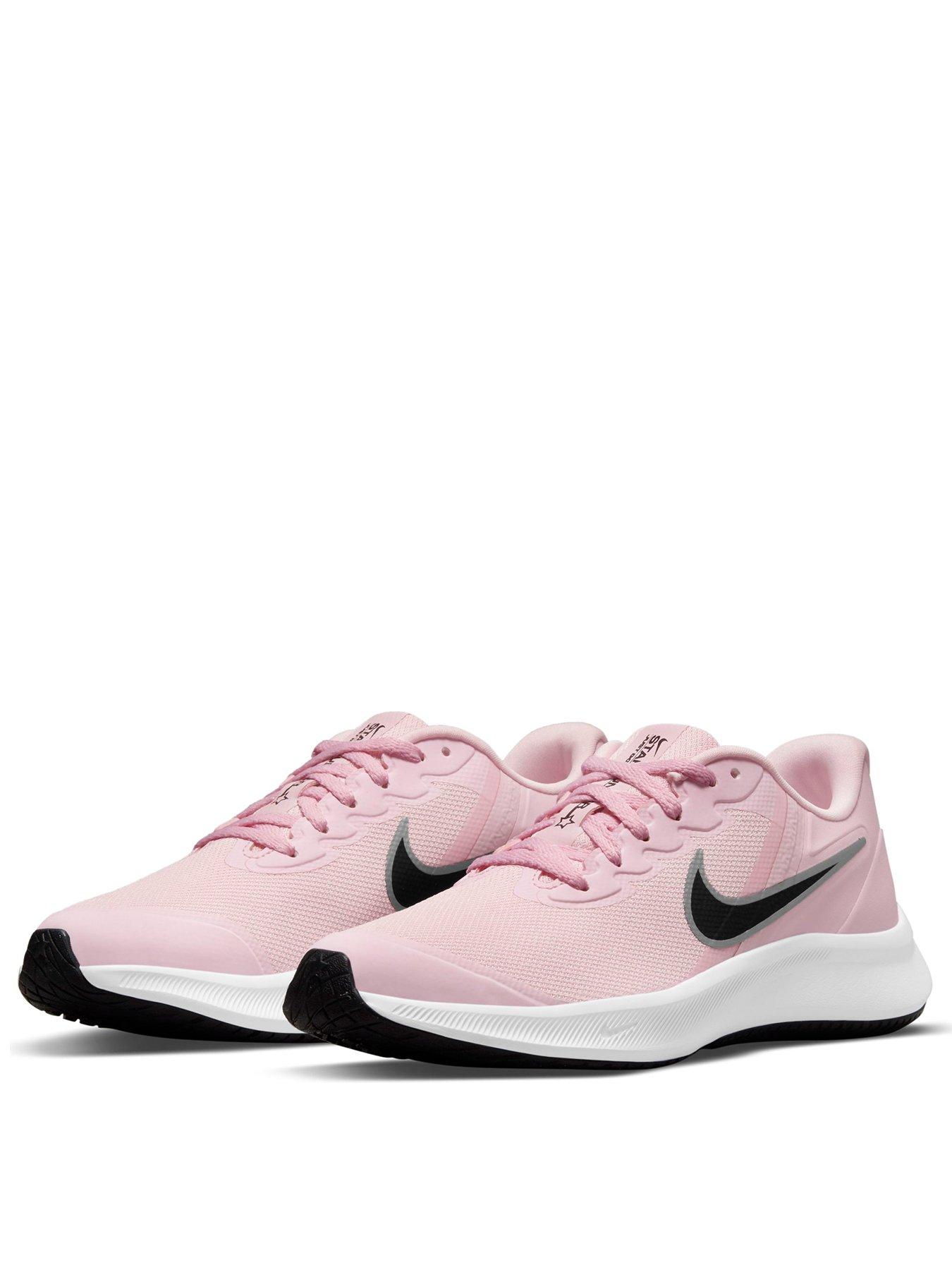 Giro de vuelta Artículos de primera necesidad Desaparecer Nike Star Runner 3 Junior Trainer - Pink/Black | Very Ireland