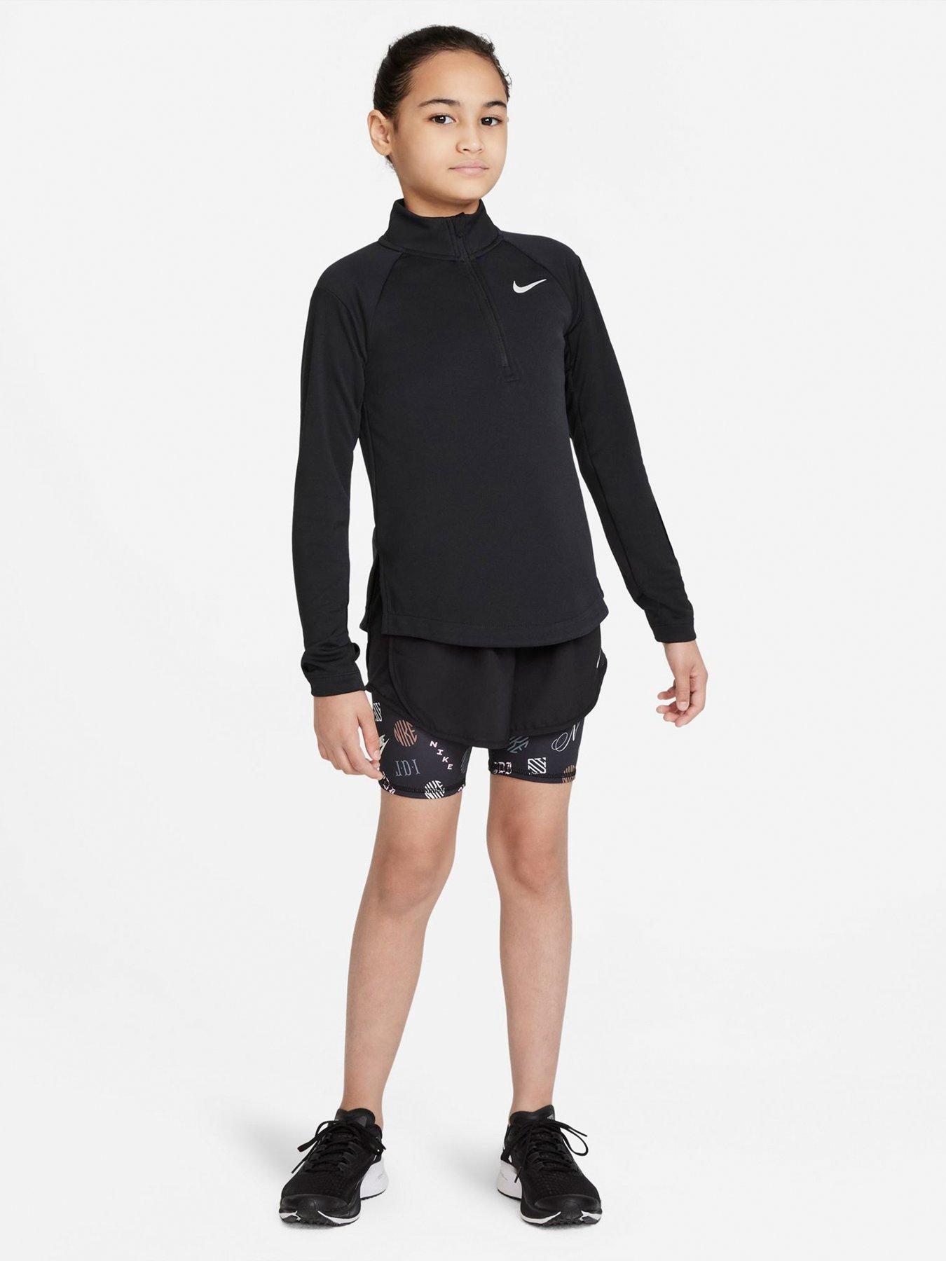 Nike dri fit long sleeve half zip on sale