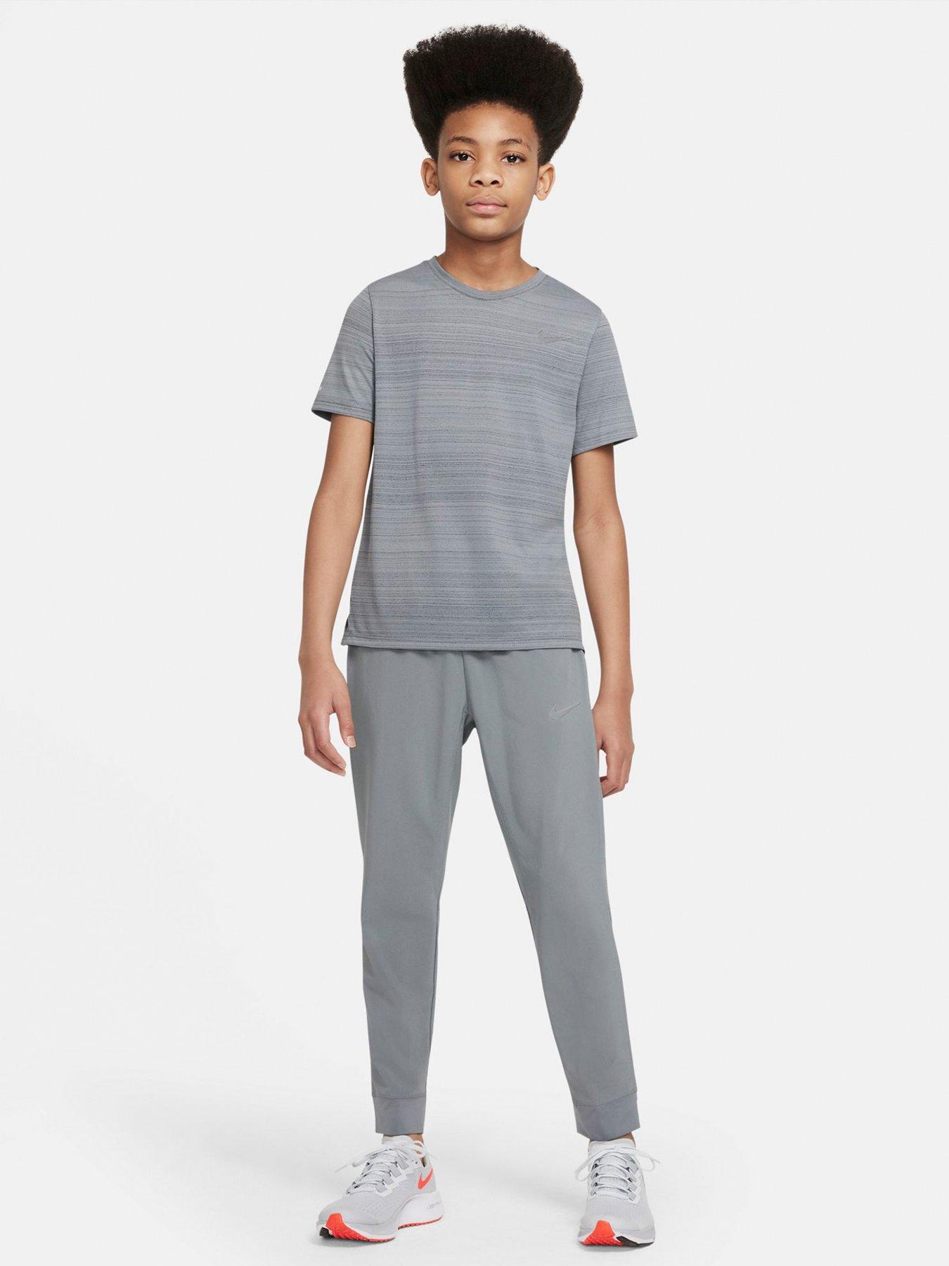 Grey boys nike online joggers