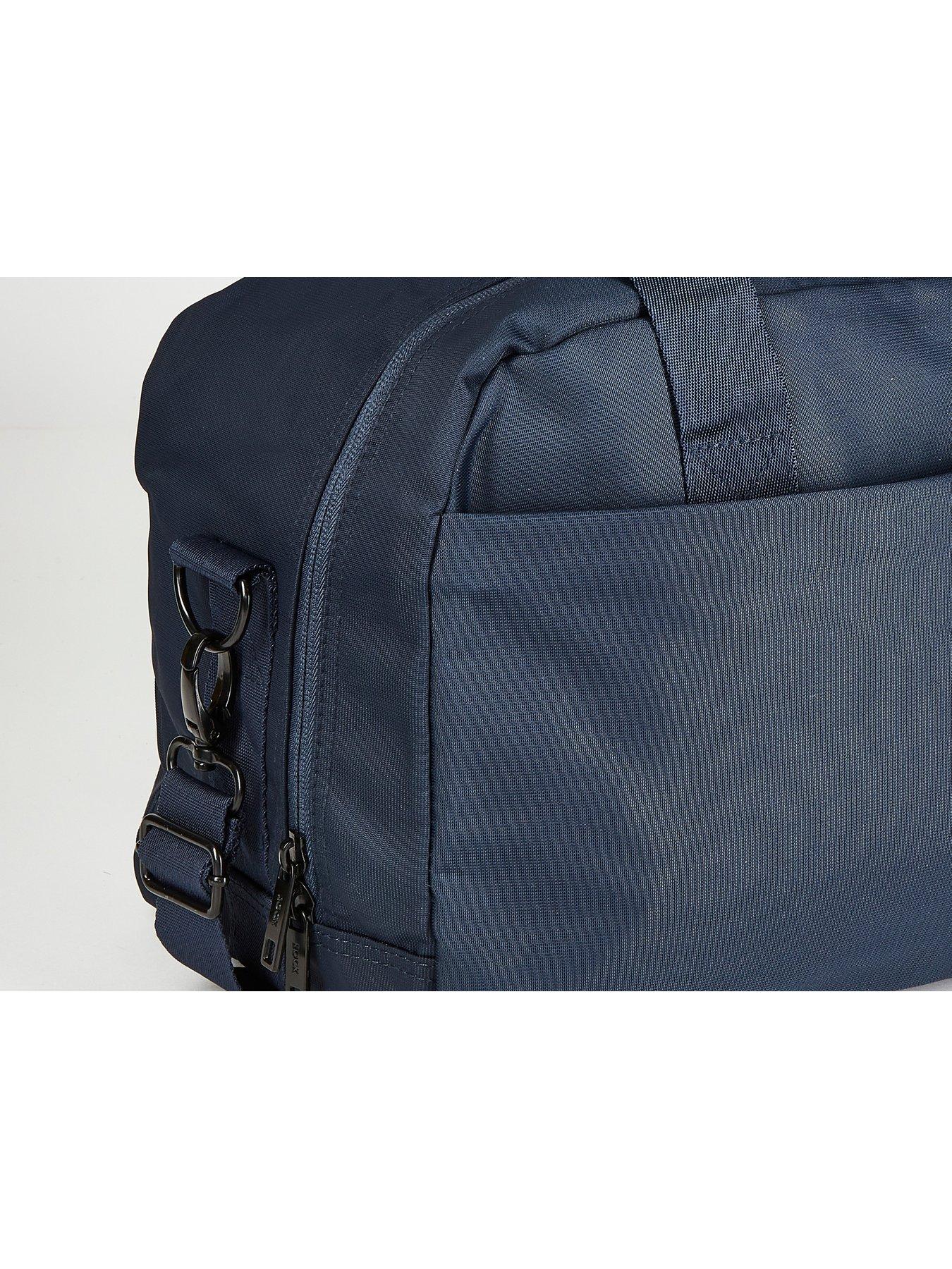 rock-luggage-platinum-navy-underseat-holdalldetail