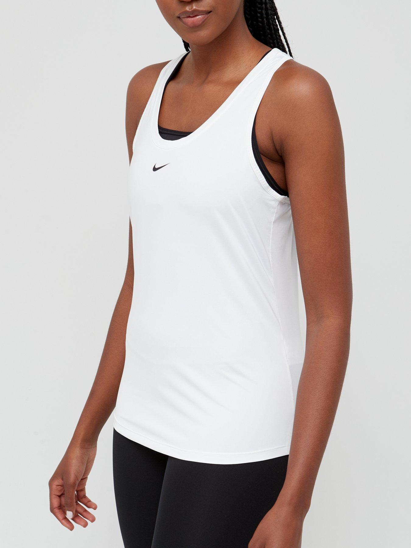 Nike white 2025 tank top womens