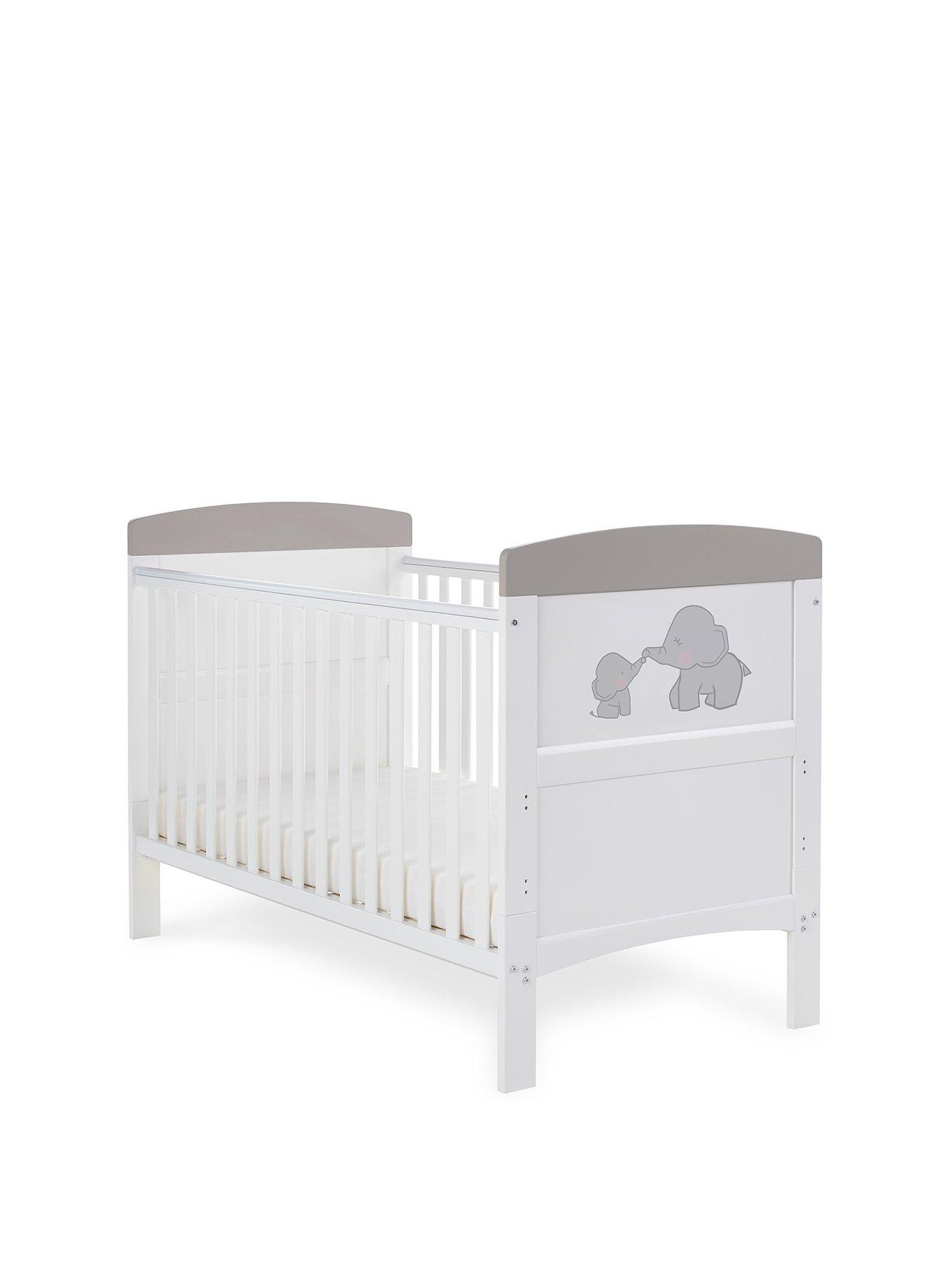 Obaby bella sleigh store cot bed