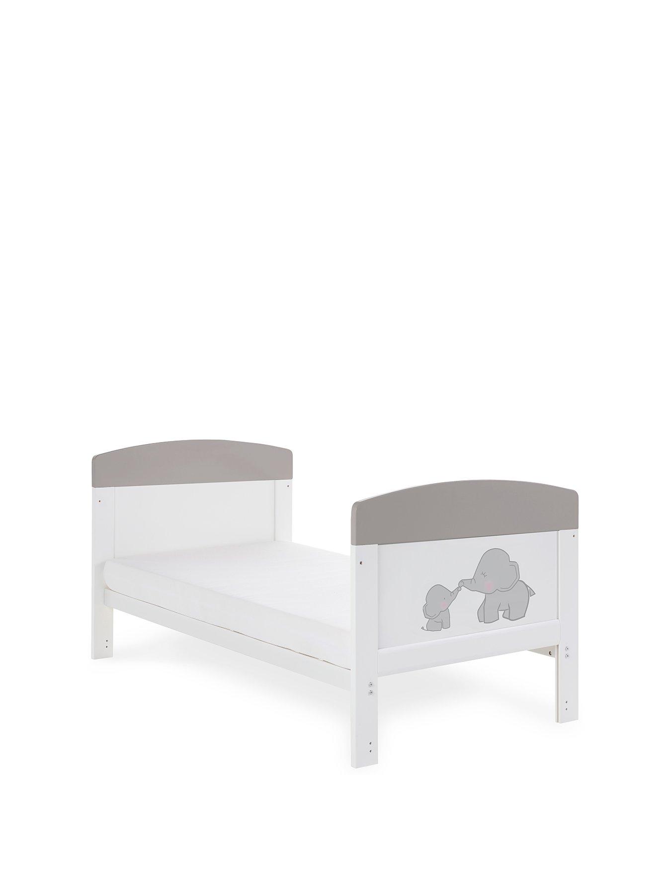 obaby-grace-inspire-cot-bed-me-amp-mini-me-elephants-greyback