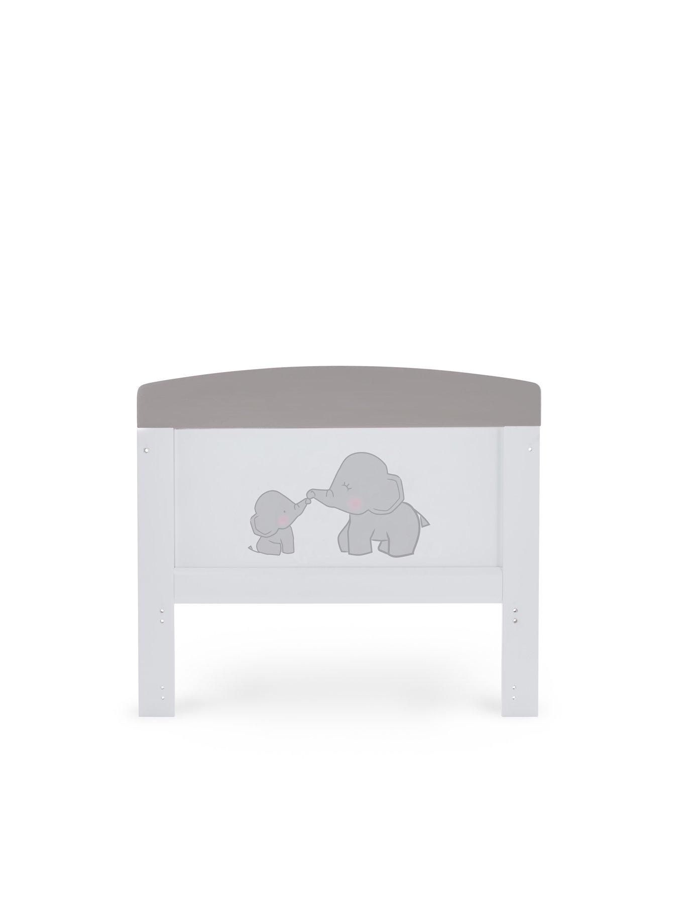 obaby-grace-inspire-cot-bed-me-amp-mini-me-elephants-greydetail