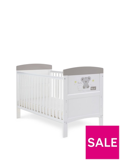 obaby-grace-inspire-cot-bed-hello-world