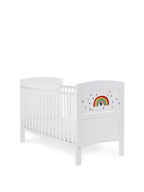 obaby-grace-inspire-cot-bed-rainbow-multicolour