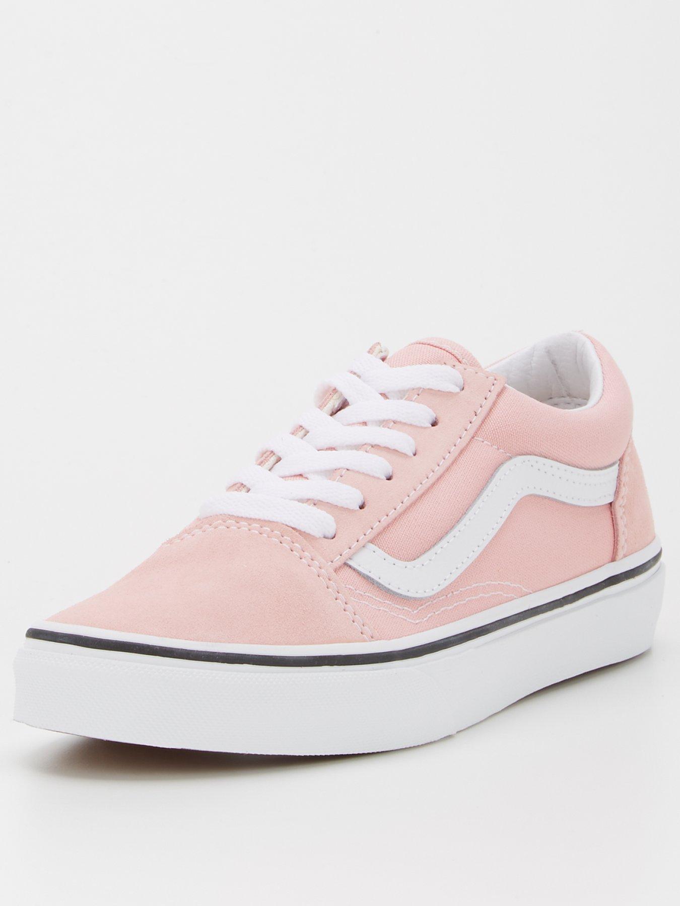 vans-junior-girls-old-skool-trainer-pinkwhitestillFront