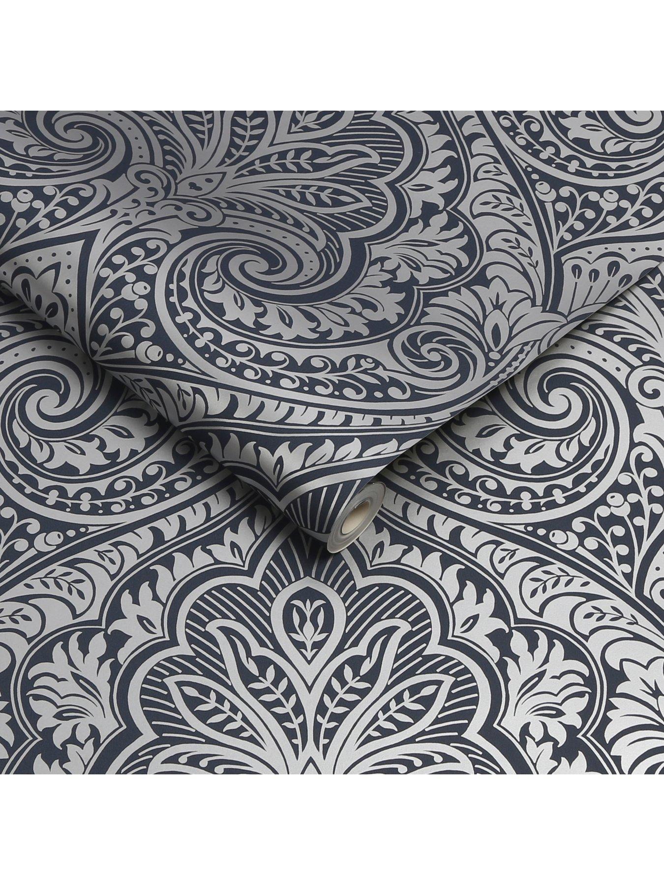 fresco-jamila-navy-silver-wallpaperstillFront