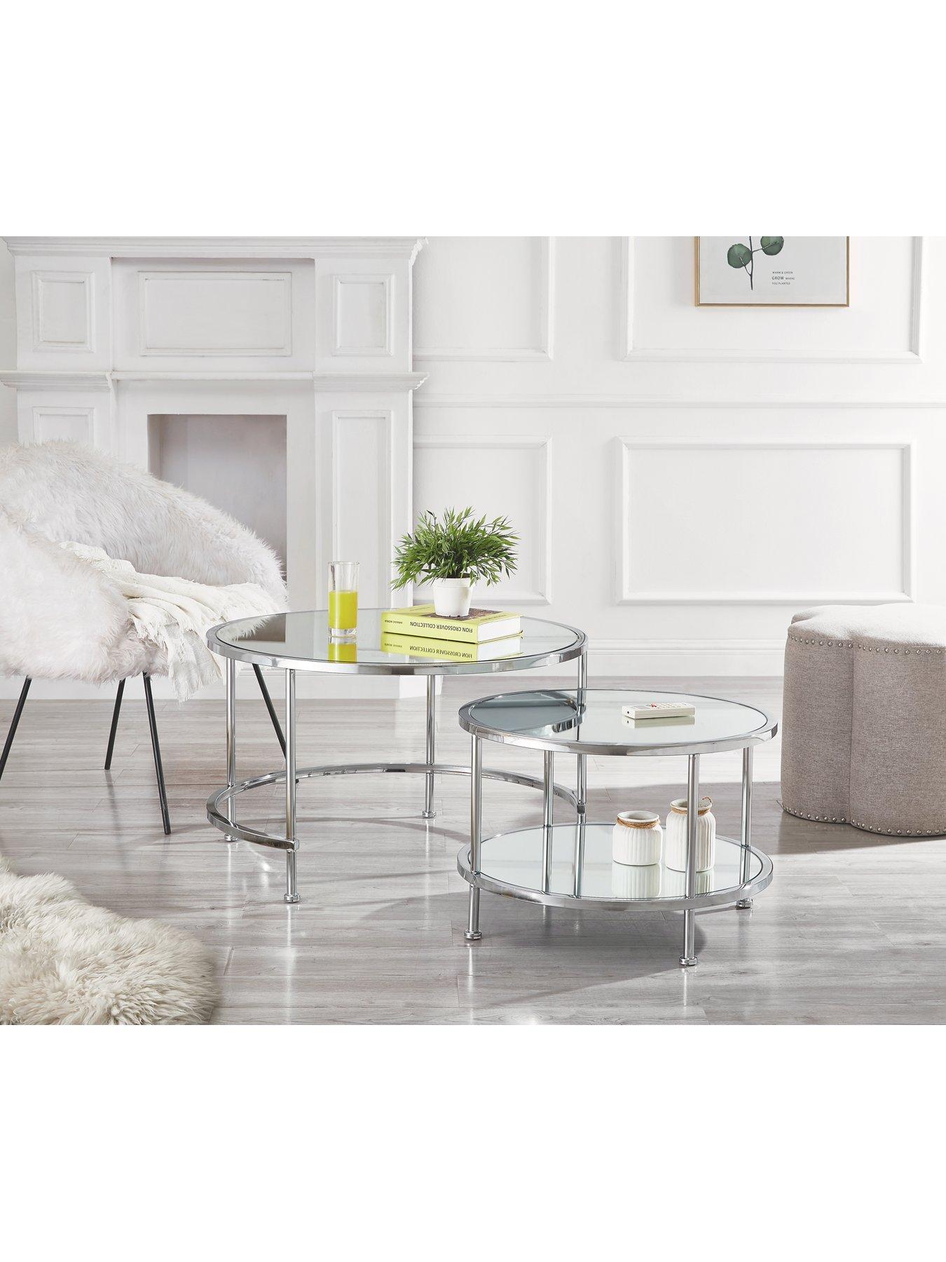 Image 1 of 4 of Very Home Aruba New Coffee Nest of Tables