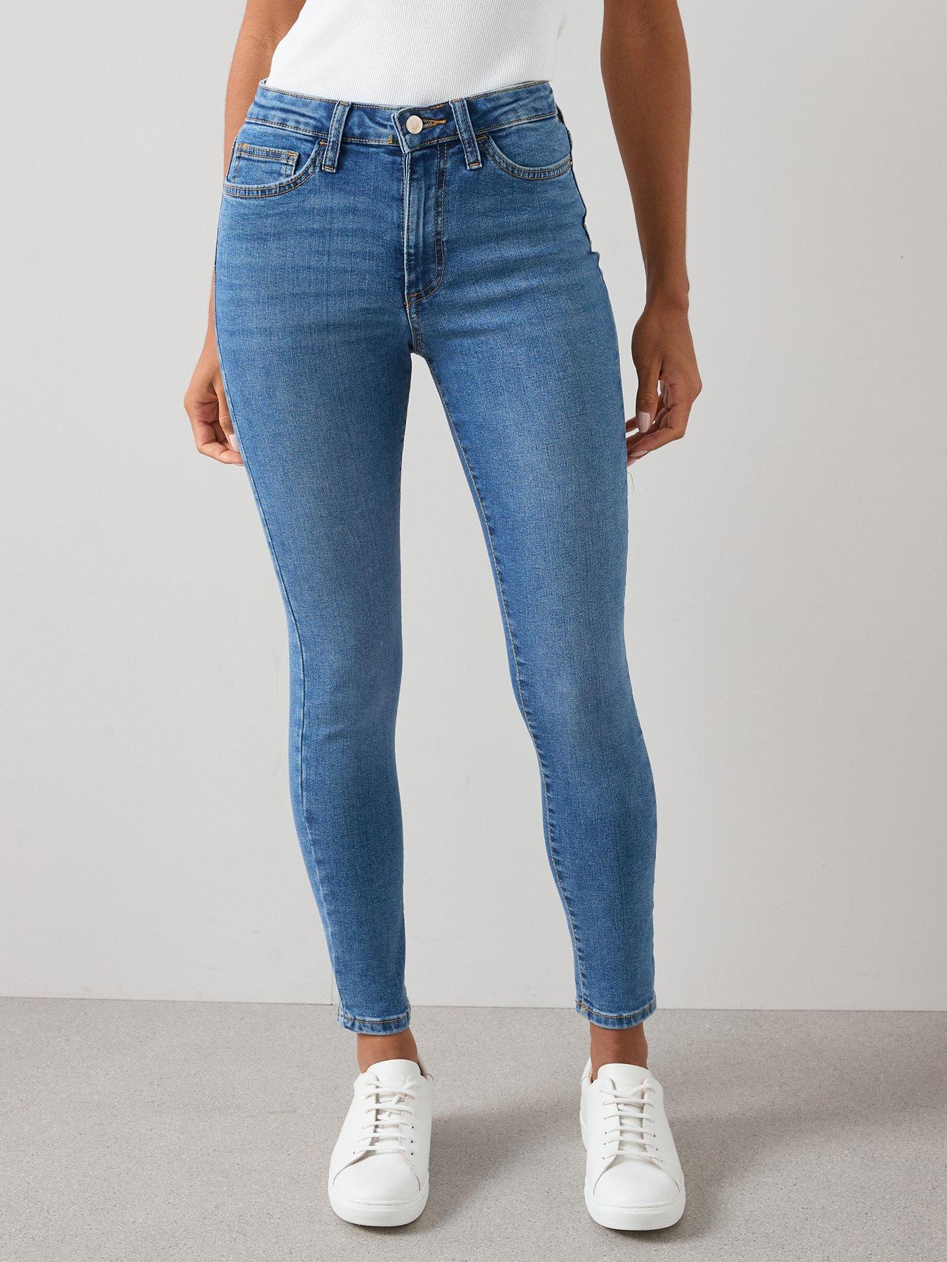 The Very Collection Florence High Rise Skinny Jean - Mid Wash