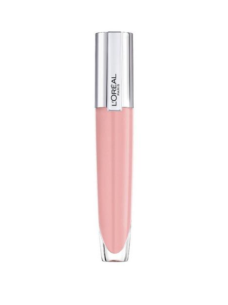 loreal-paris-rouge-signature-plumping-sheer-pink-lip-gloss-lightweight-non-sticky-with-intense-hydration
