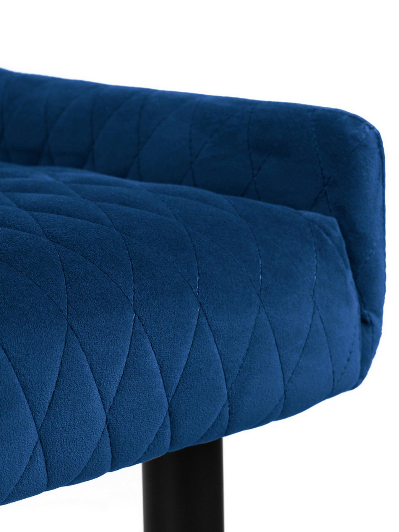 julian-bowen-luxe-high-back-bench-blueoutfit