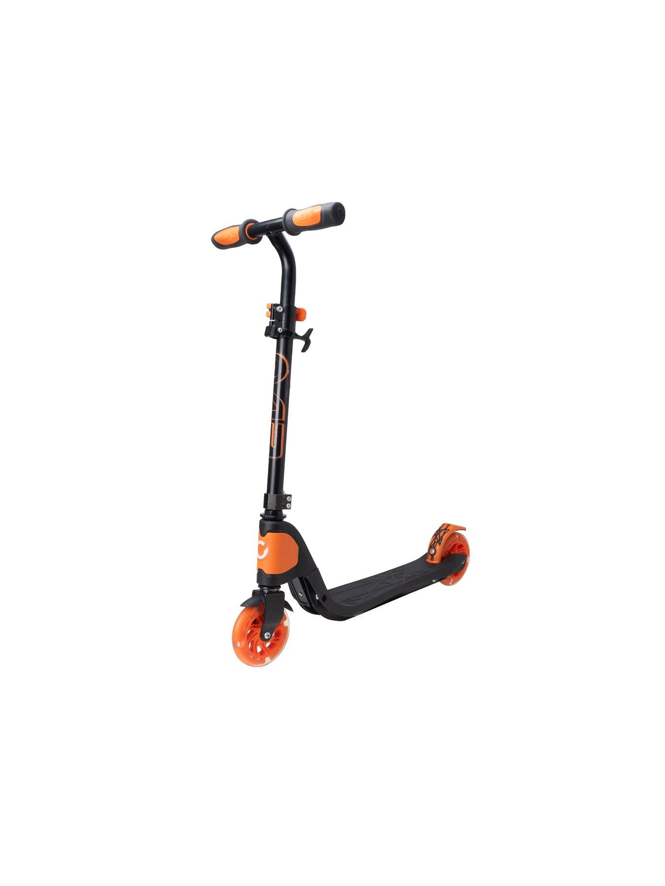 evo-light-speed-scooter-orangestillFront