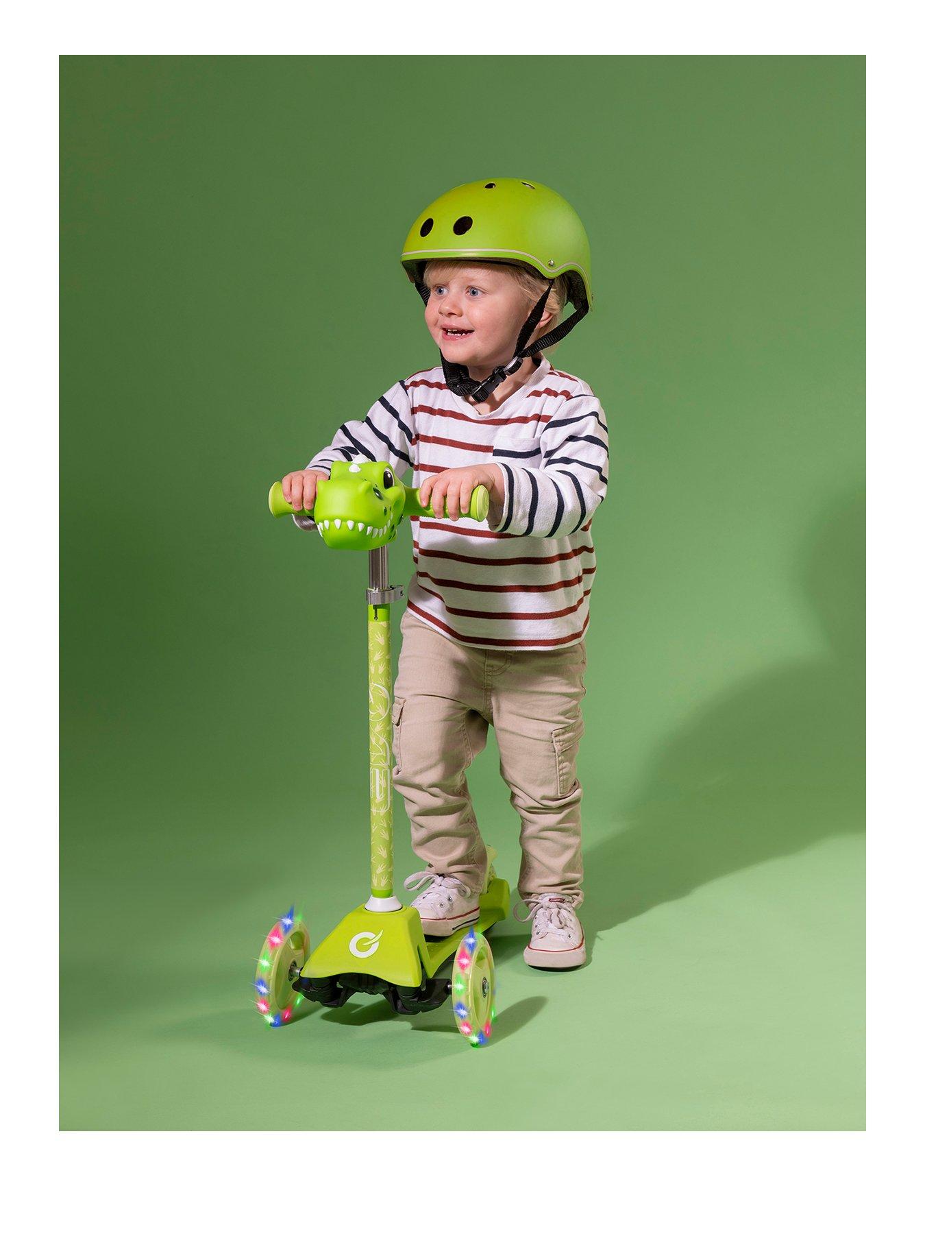 Image 1 of 6 of EVO Dino Light Up Mini Cruiser 3 Wheel Scooter
