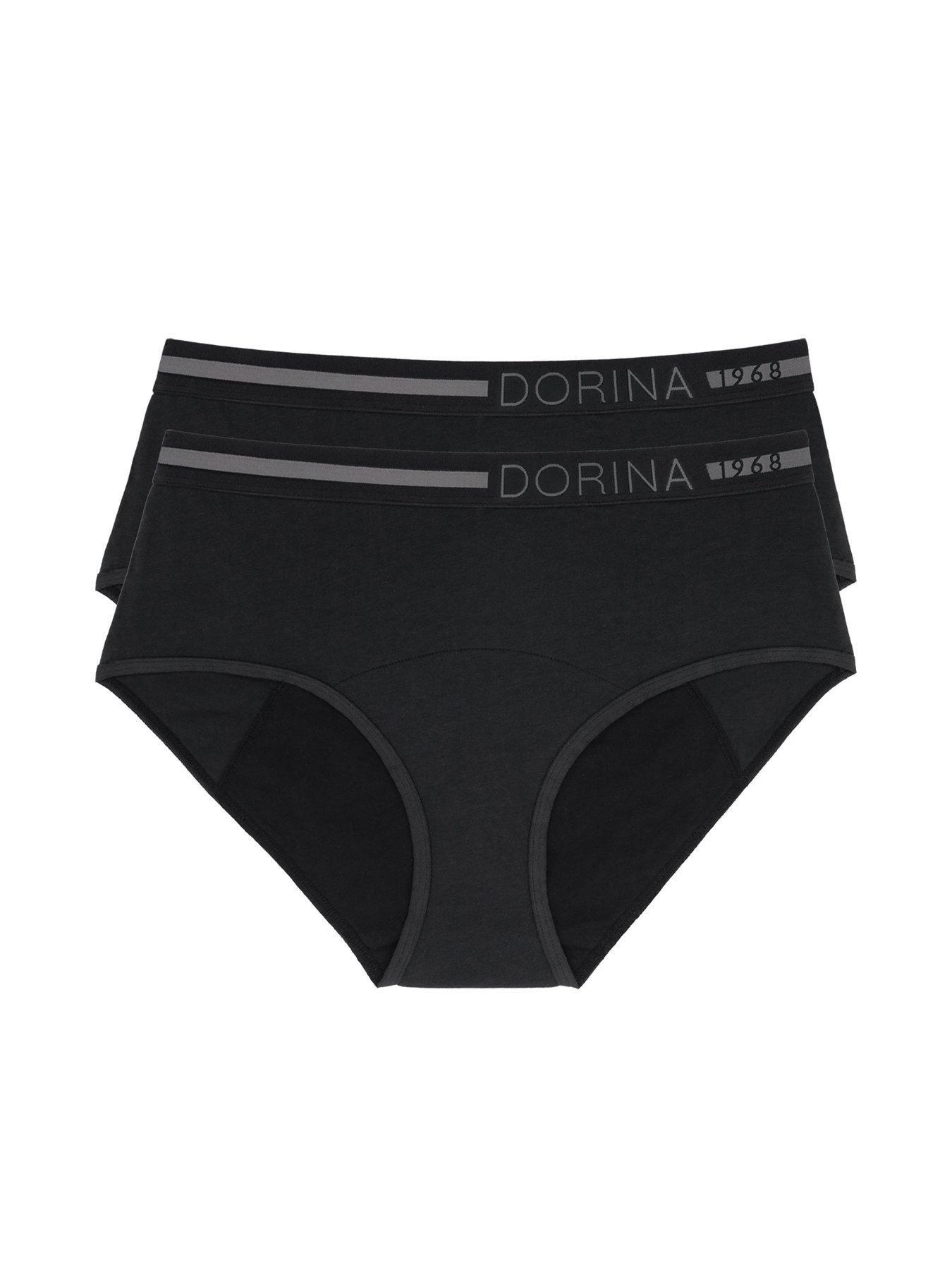 Image 1 of 4 of DORINA Moon 2 Pack Midi Nighttime Period Pants - Black