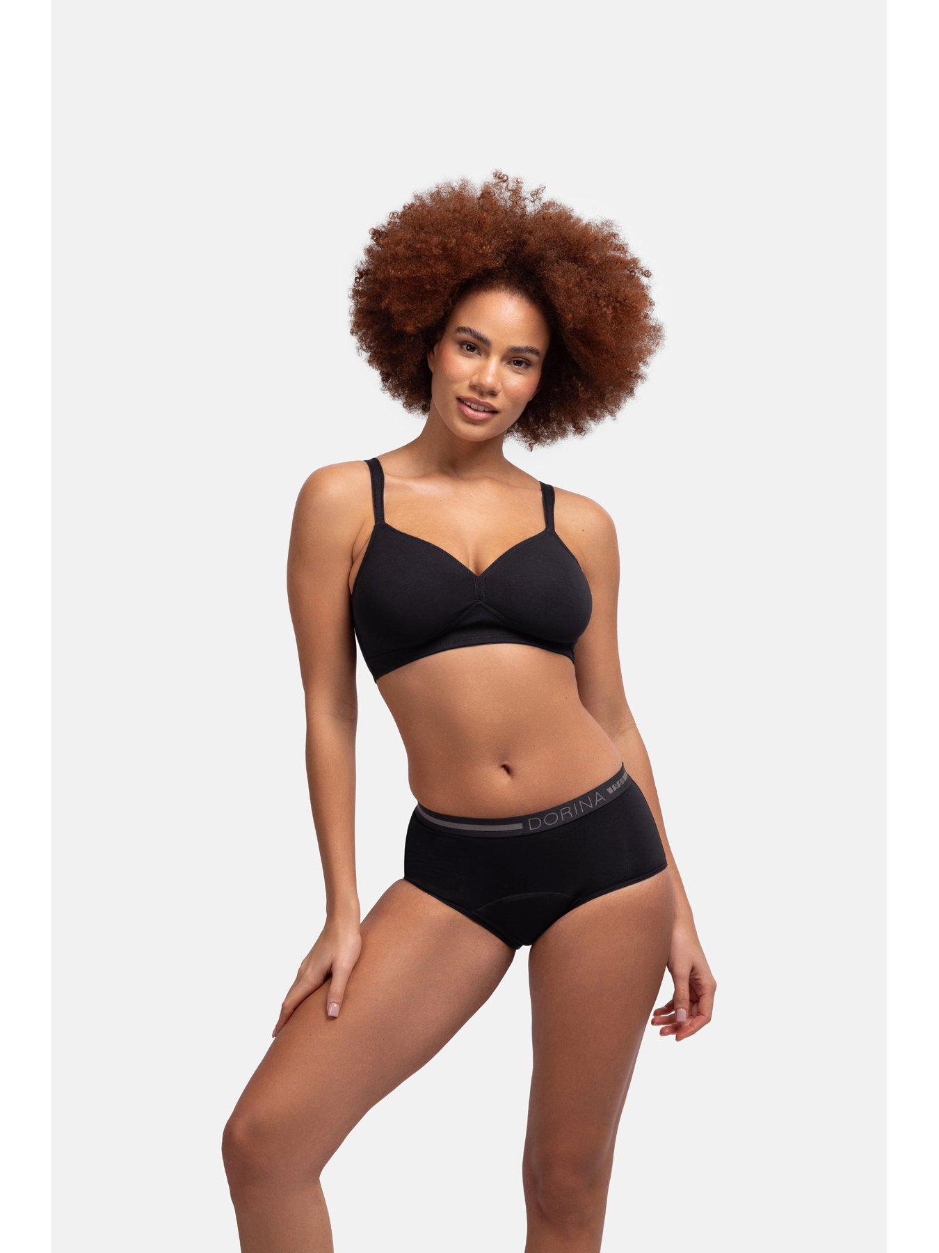 Image 2 of 4 of DORINA Moon 2 Pack Midi Nighttime Period Pants - Black