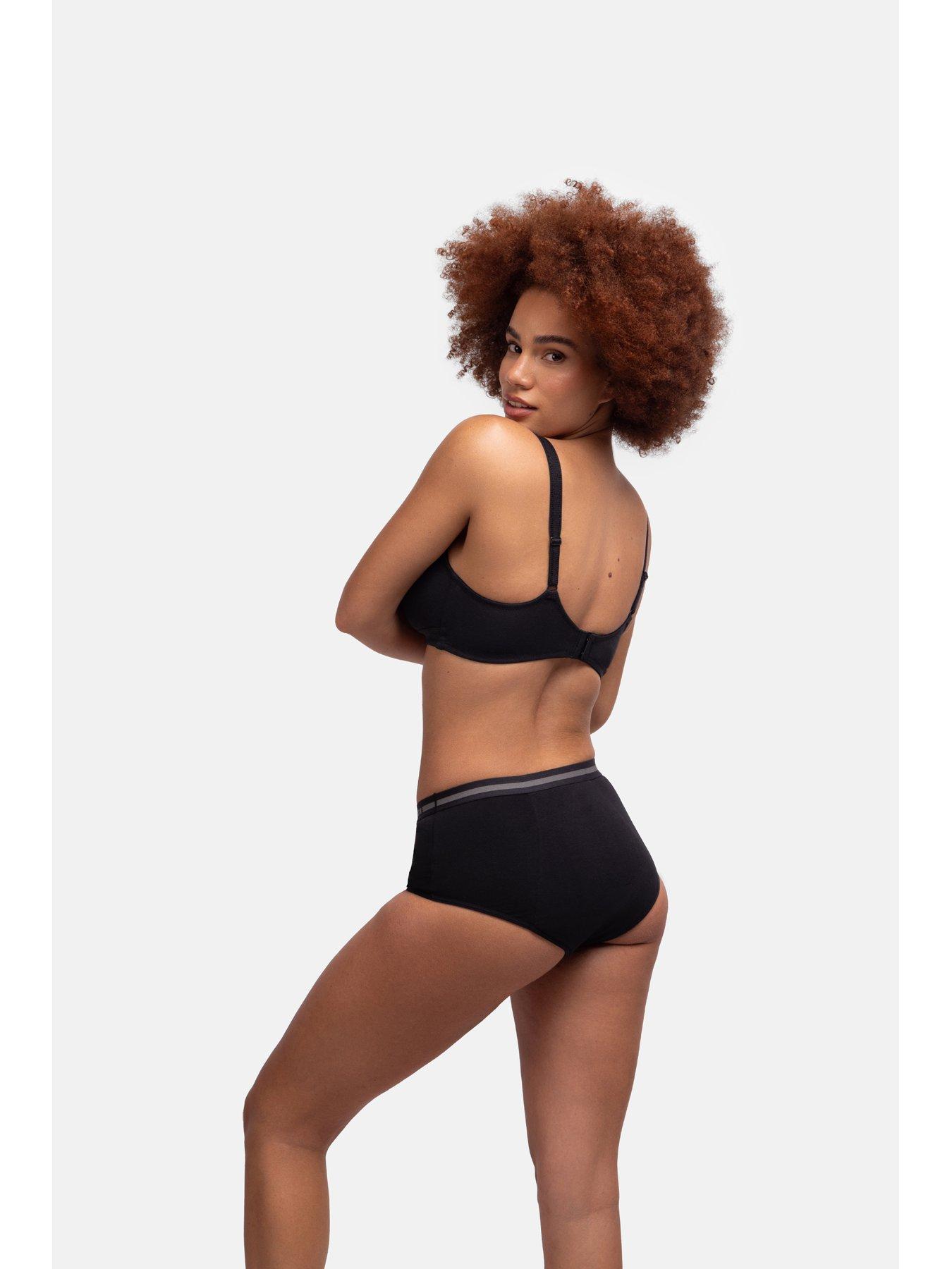 Image 3 of 4 of DORINA Moon 2 Pack Midi Nighttime Period Pants - Black