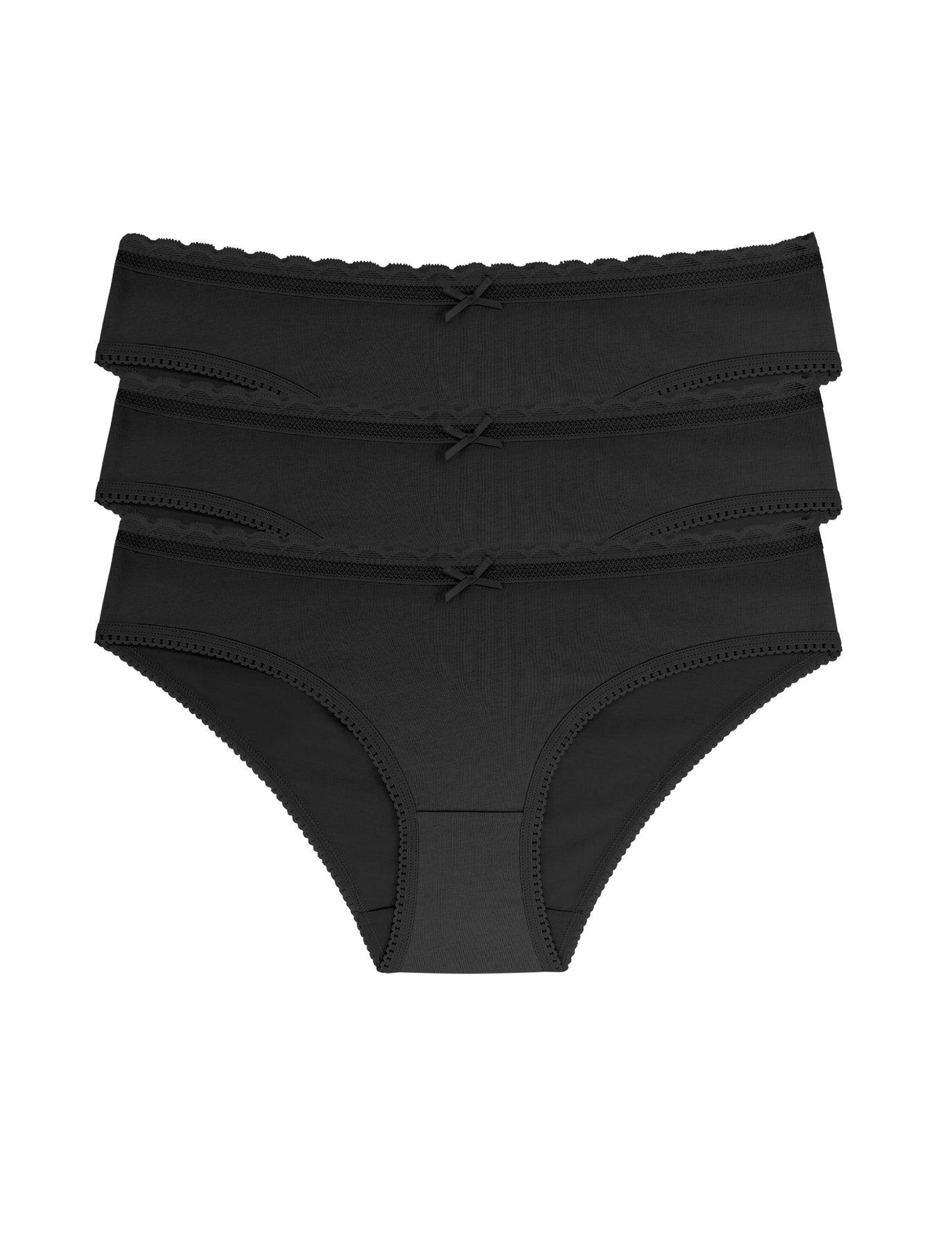 DORINA Naomi 3 Pack Brief - Black