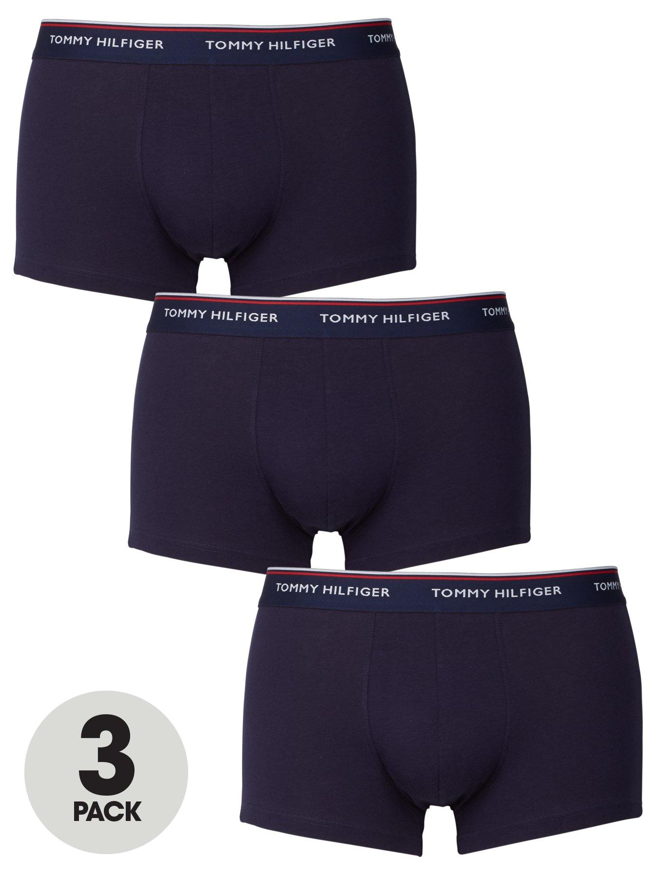 Tommy Hilfiger Tommy Hilfiger Low Rise Trunk 3 Pack Boxers - Navy