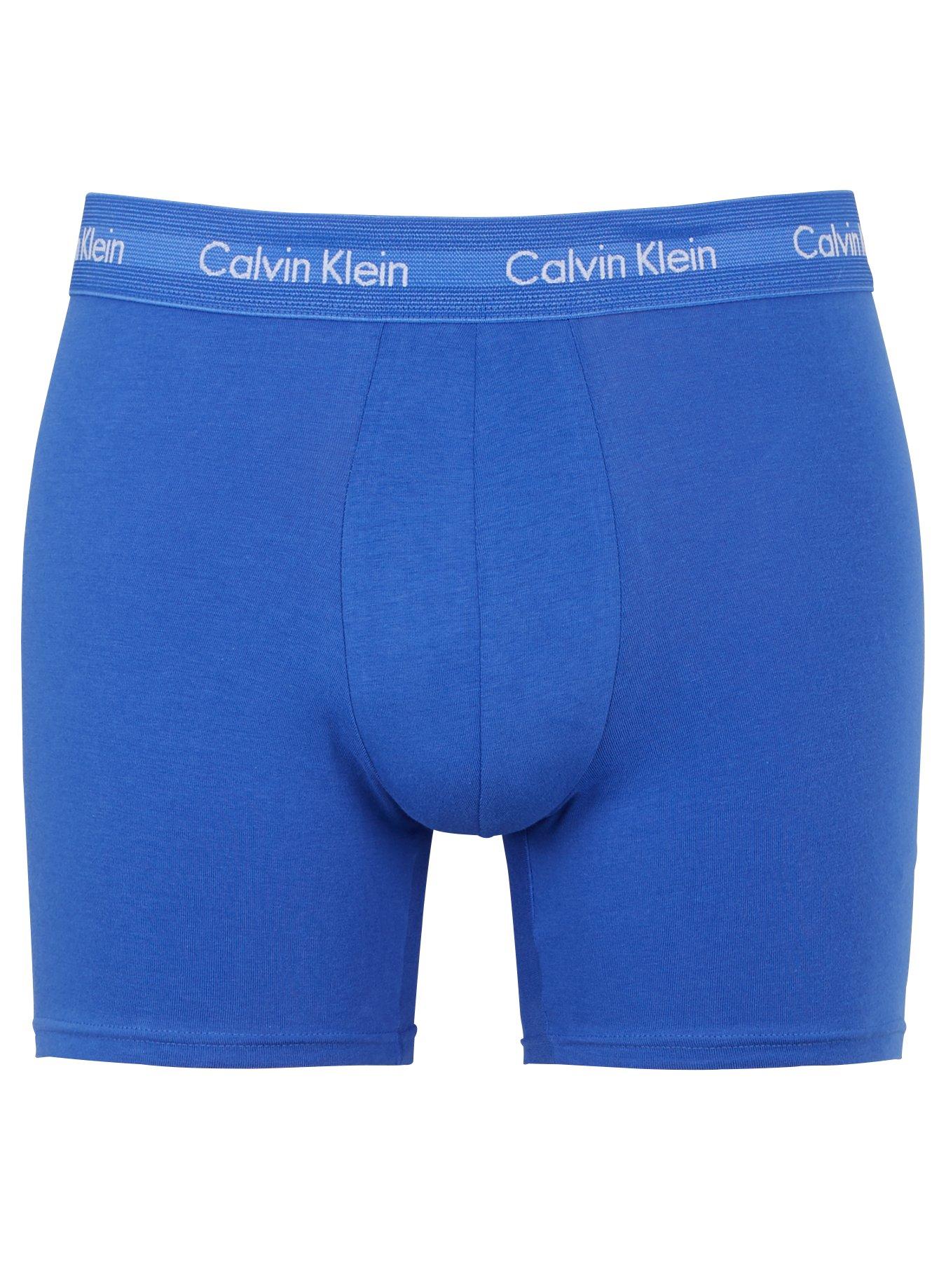 Navy calvin klein boxers online