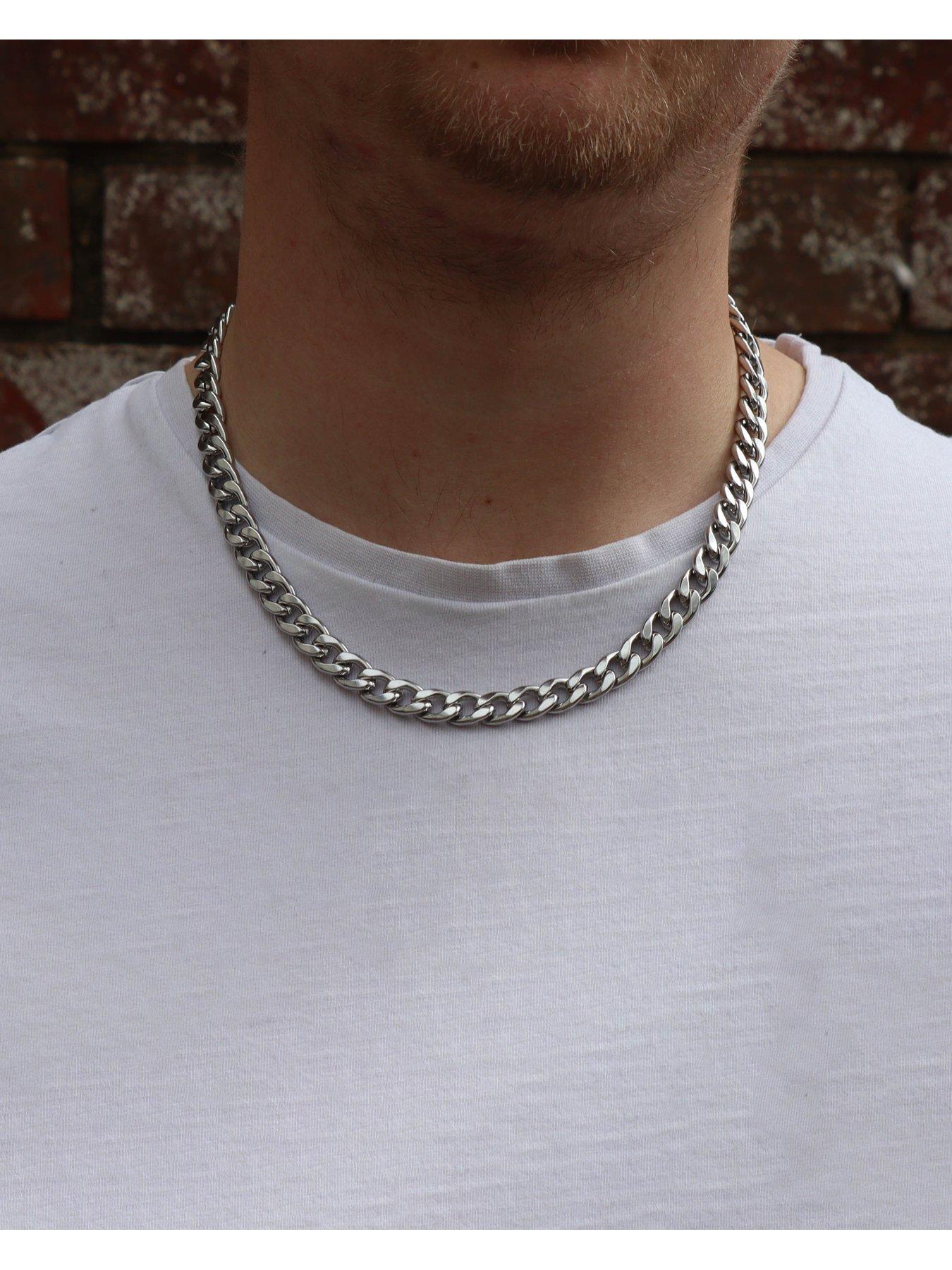 mens-20-flat-curb-9mm-steel-chain-necklacestillFront