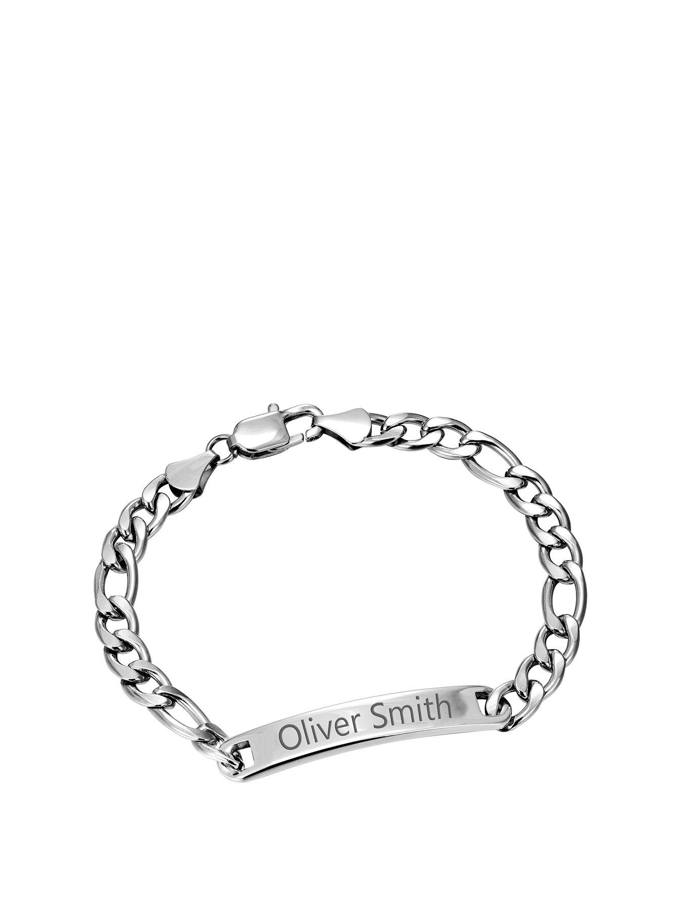 undefined Men's Personalised ID bracelet