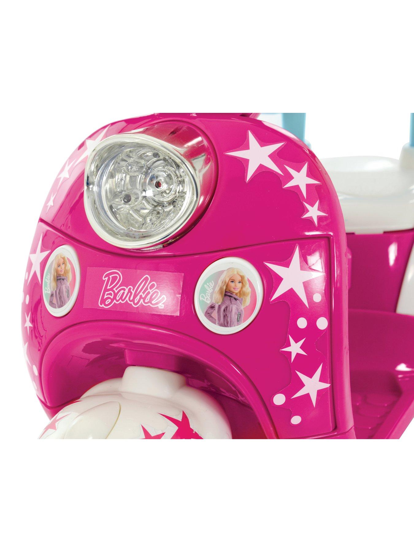 Barbie lights and sounds trike store