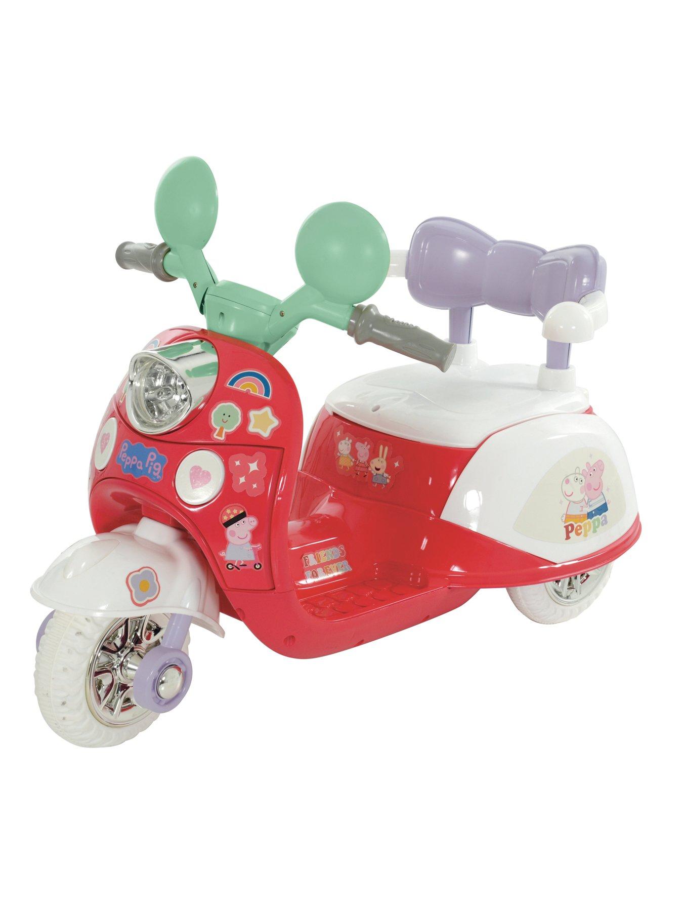 Peppa pig 6v battery sales operated motorbike