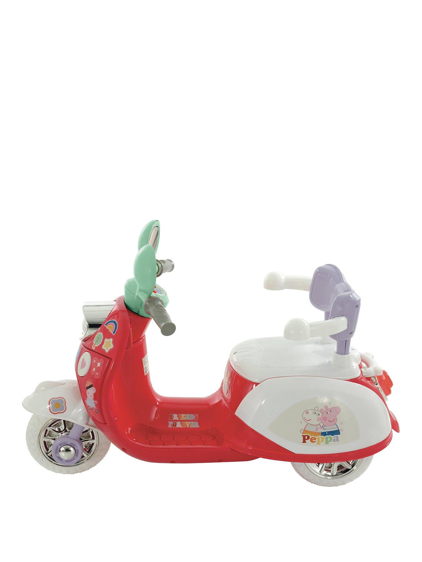 Peppa pig 6v battery sales operated motorbike