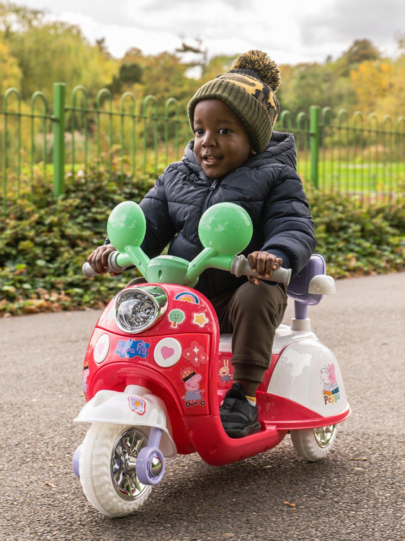 Peppa pig 6v battery sales operated motorbike