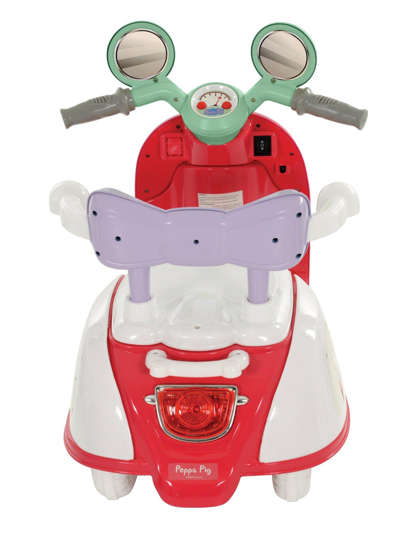 Peppa pig 6v hot sale battery operated motorbike